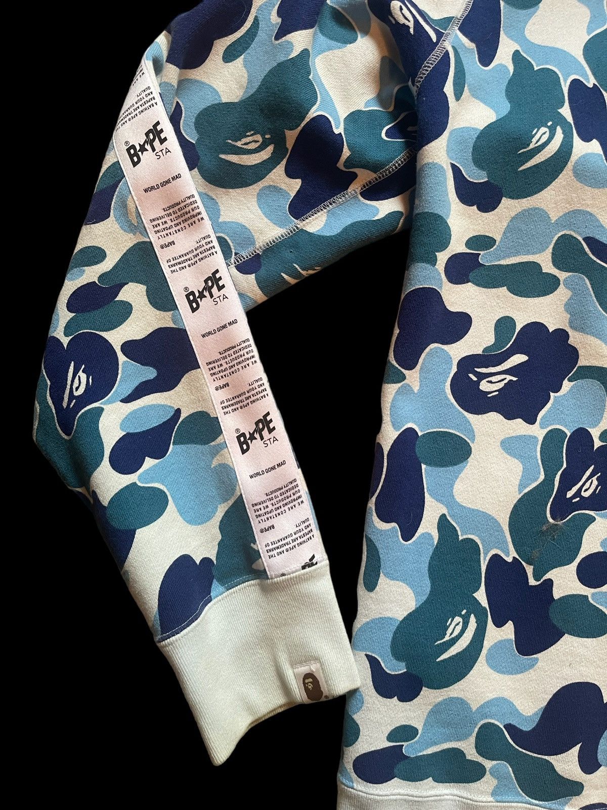 Bape ABC Camo Bapesta Tape Full Zip Hoodie Size US XL / EU 56 / 4 - 2 Thumbnail