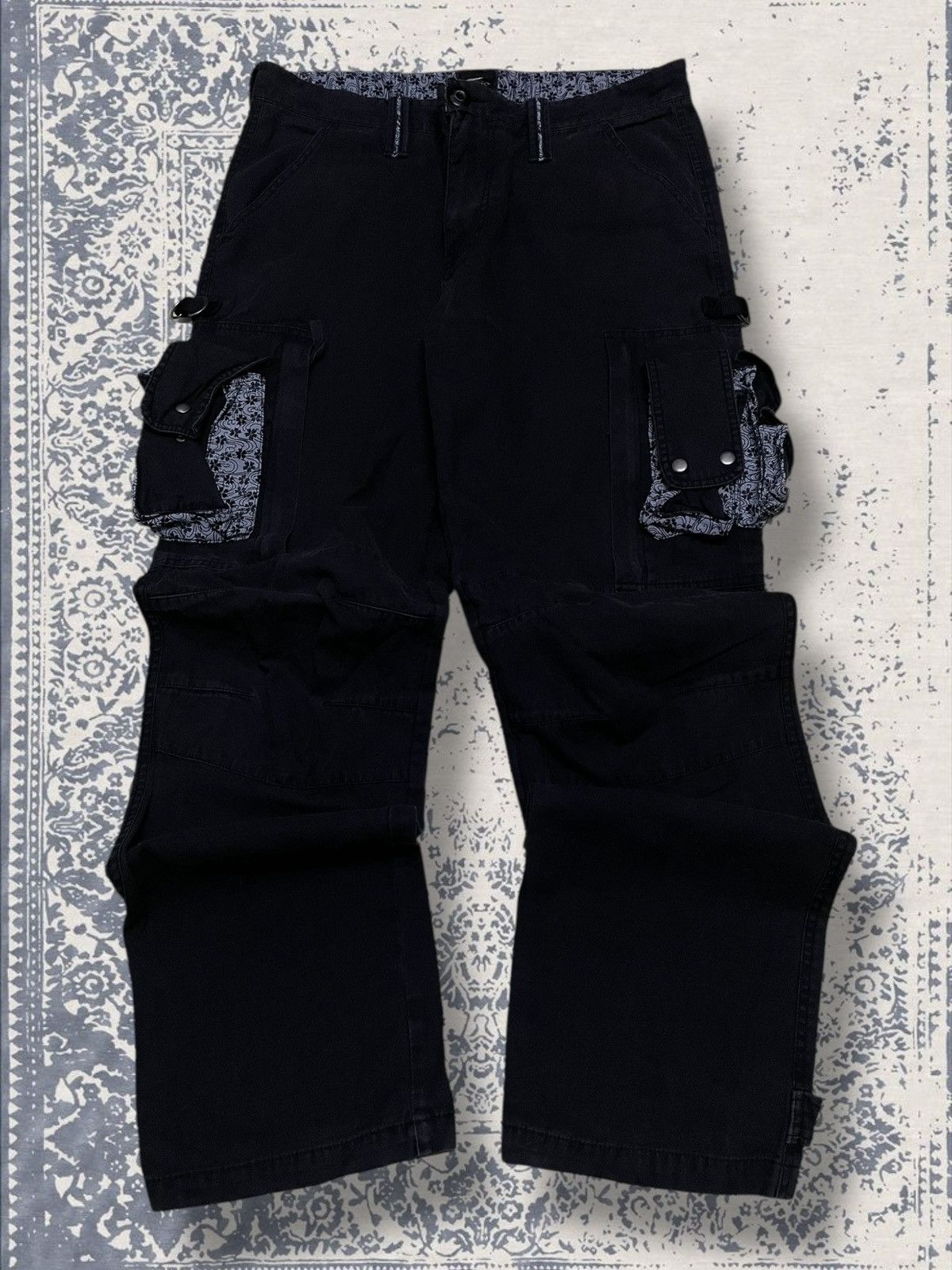 Designer × Japanese Brand × Vintage Vintage Japan Designer Traditional Karakuri Cargo Utility Size US 34 / EU 50 - 1 Thumbnail