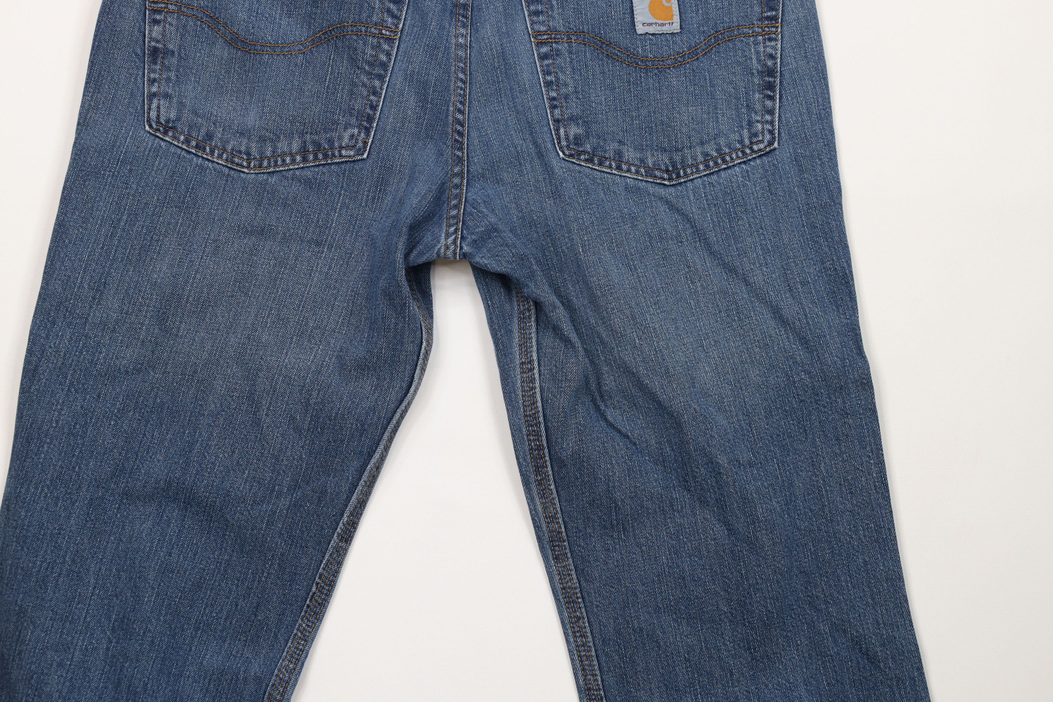 Carhartt Vintage Y2K Carhartt Spell Relaxed Straight Leg Jeans Blue Size US 34 / EU 50 - 10 Thumbnail