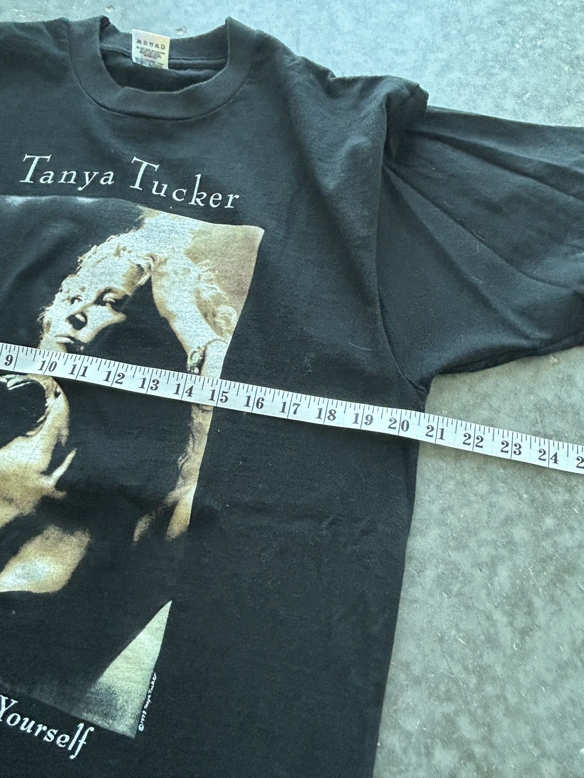 Fruit Of The Loom Vintage 90s Tanya Tucker Tour Graphic Tee Size US L / EU 52-54 / 3 - 8 Thumbnail