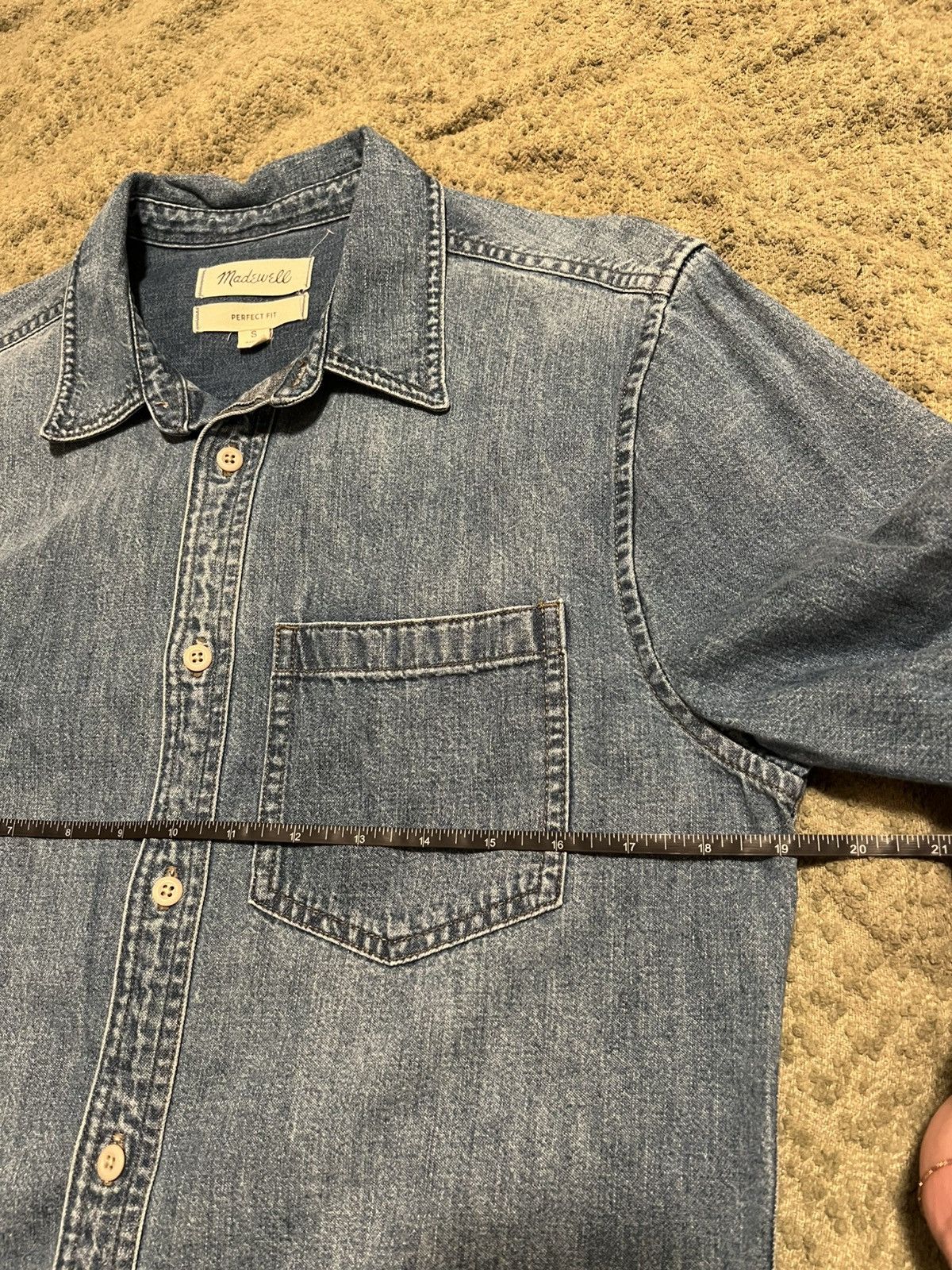 Madewell Madewell Denim Shirt “Perfect Fit” Size US S / EU 44-46 / 1 - 5 Thumbnail