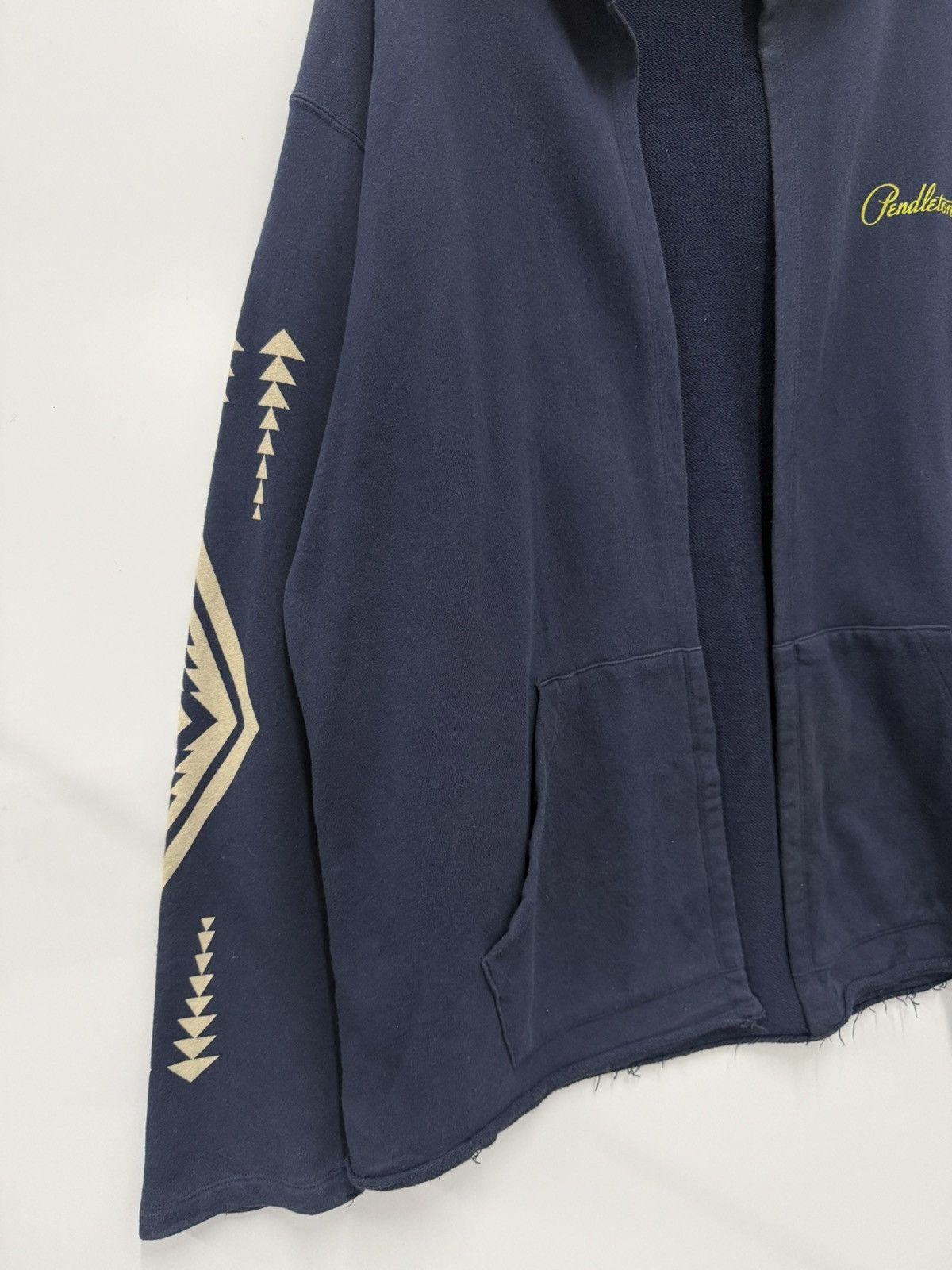 Pendleton 🔥 Y2K Pandleton Navajo Open Buttonless Design Sweat Hoodie Size US L / EU 52-54 / 3 - 4 Thumbnail