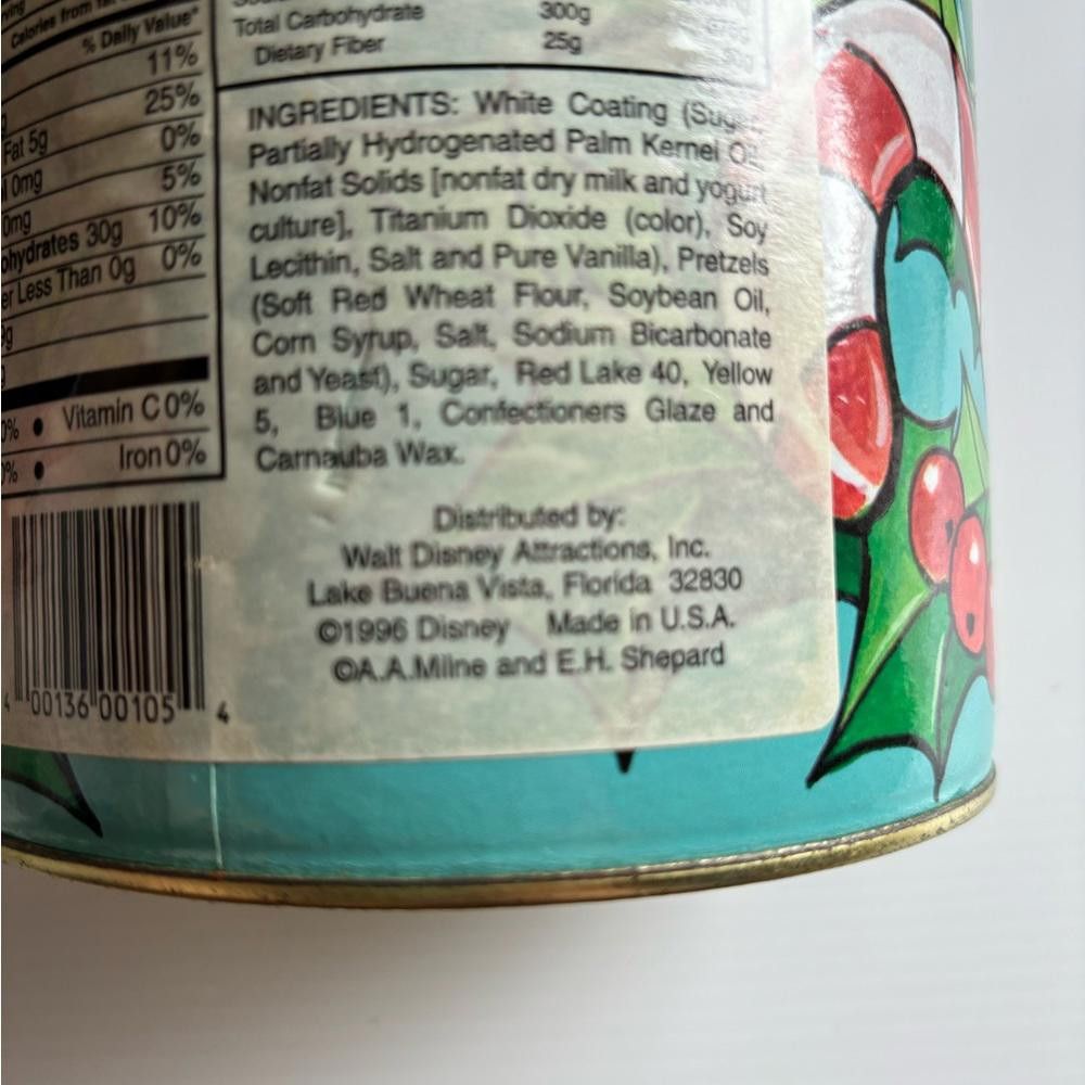 Disney Vintage Christmas Disney Mickey Tin Can (1996) Size ONE SIZE - 3 Thumbnail