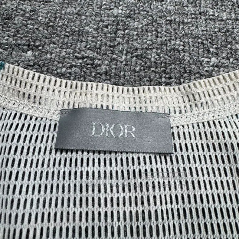 Dior Dior Graffiti mesh hollow short sleeves Size US L / EU 52-54 / 3 - 2 Thumbnail