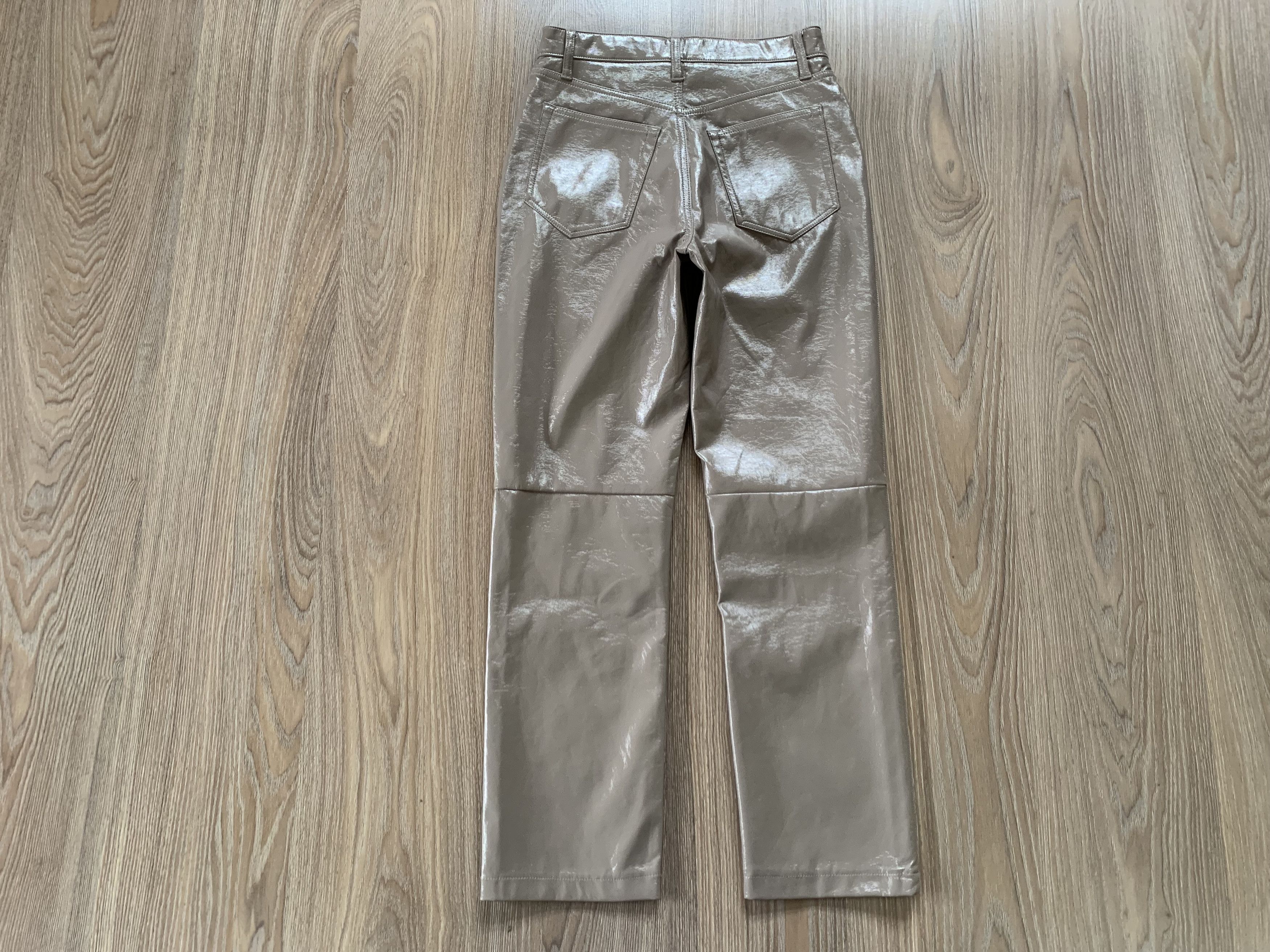 Leather Abercrombie Women's Recycled Leather Pants Size 27" / US 4 / IT 40 - 3 Thumbnail