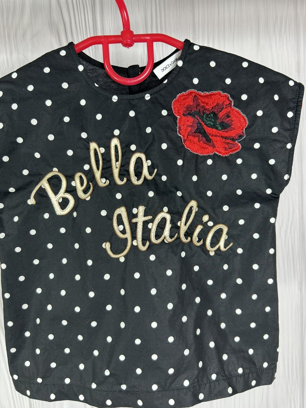Dolce & Gabbana Dolce Gabbana Bella Italia Blouse T-Shirt 12-18mesi kids Size ONE SIZE - 4 Thumbnail