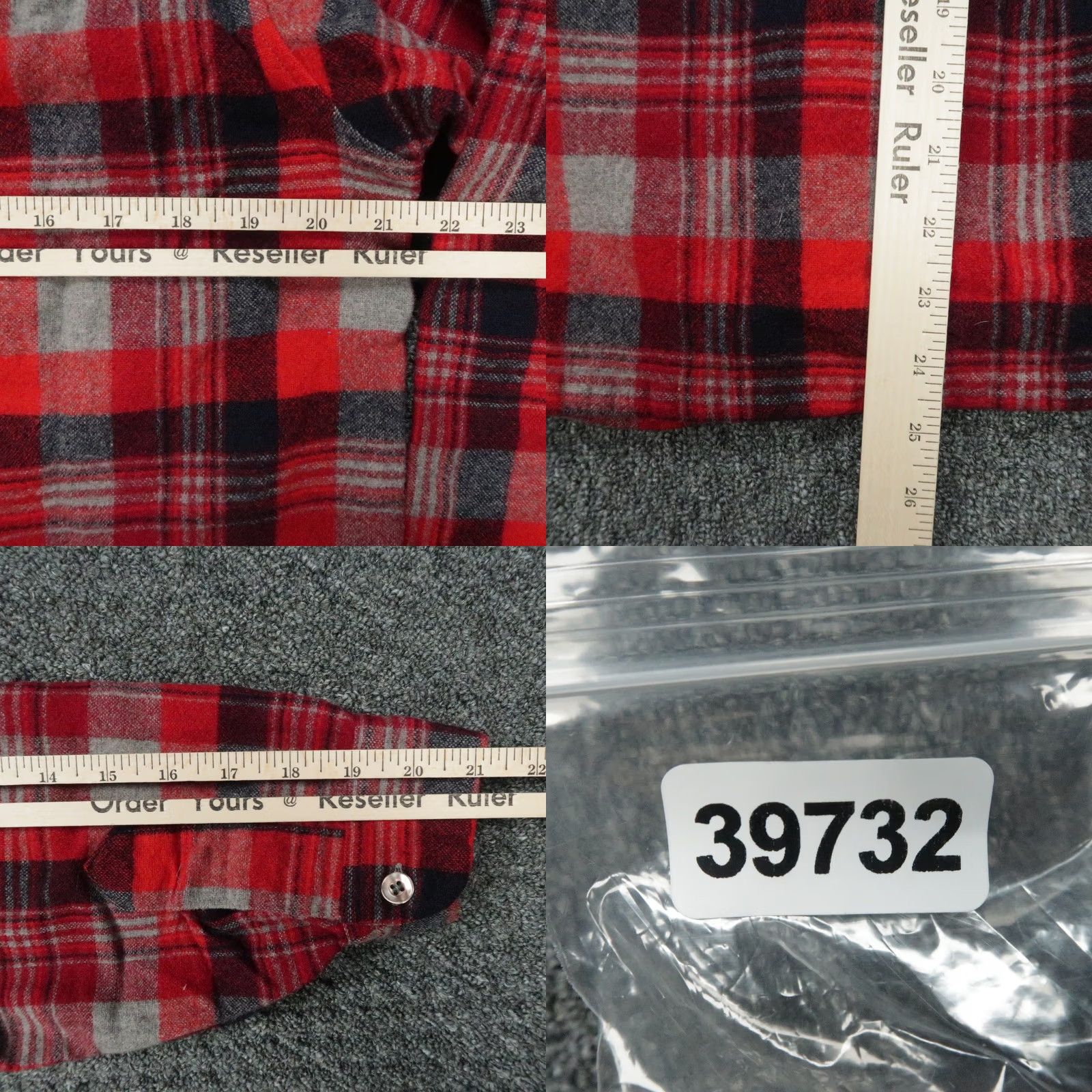 Pendleton VINTAGE Pendleton Shirt Mens Medium Red Plaid Flannel Long Sleeve Wool USA Size US M / EU 48-50 / 2 - 8 Thumbnail