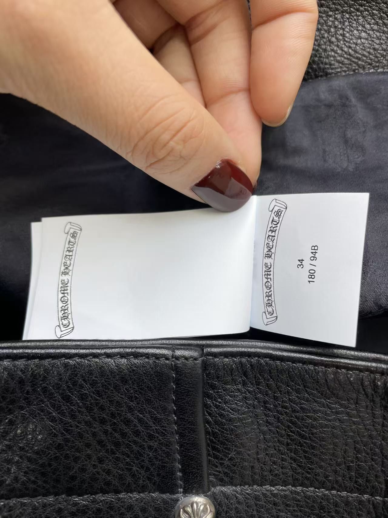 Chrome Hearts Chrome Hearts Black Cargo Leather Pants Size US 34 / EU 50 - 15 Thumbnail