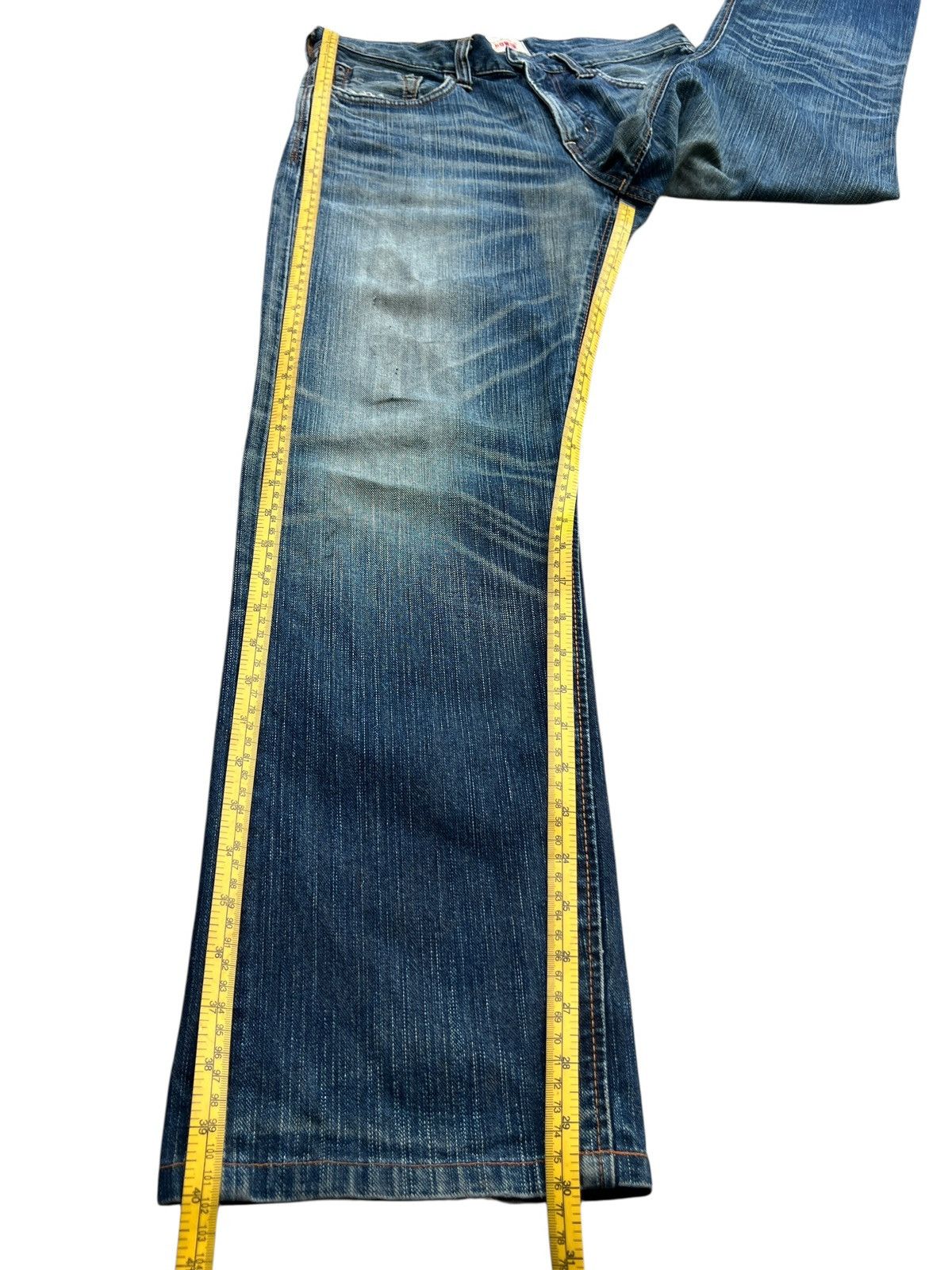 Edwin Vintage Edwin 403XV Distressed Denim Jeans 32x30 Size US 32 / EU 48 - 11 Thumbnail