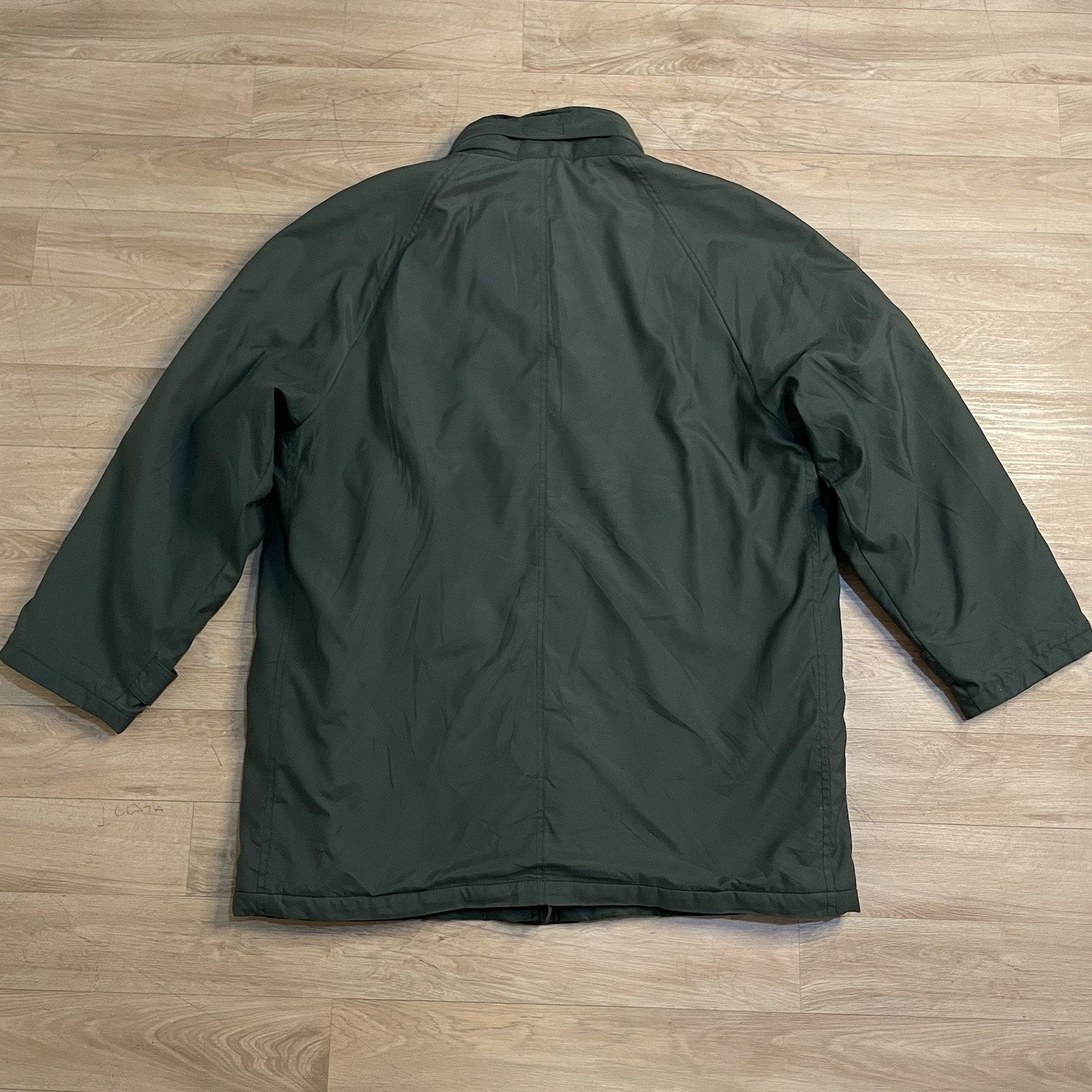 Burberry VINTAGE BURBERRY Jacket winter hooded men's GREEN OLIVE Size US XL / EU 56 / 4 - 3 Thumbnail