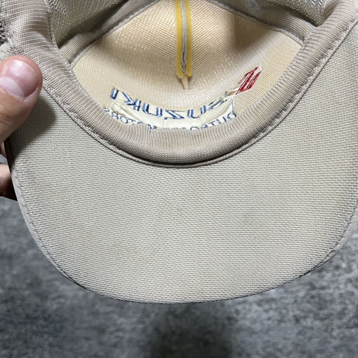 Vintage VINTAGE 90s SUZUKI OUTBOARD MOTOR SNAPBACK TRUCKER HAT Size ONE SIZE - 6 Thumbnail