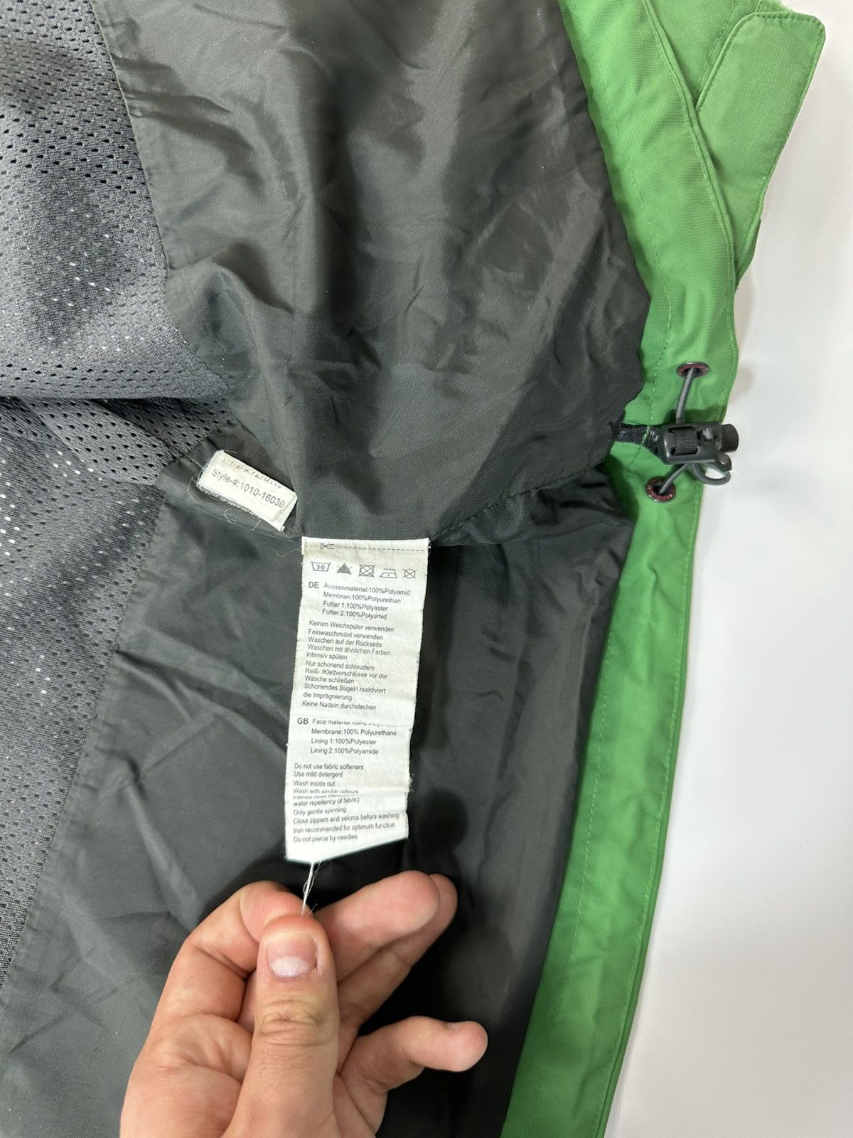 Mammut Mammut Dry Tech Jacket Hooded Men's L Green Size US L / EU 52-54 / 3 - 14 Thumbnail