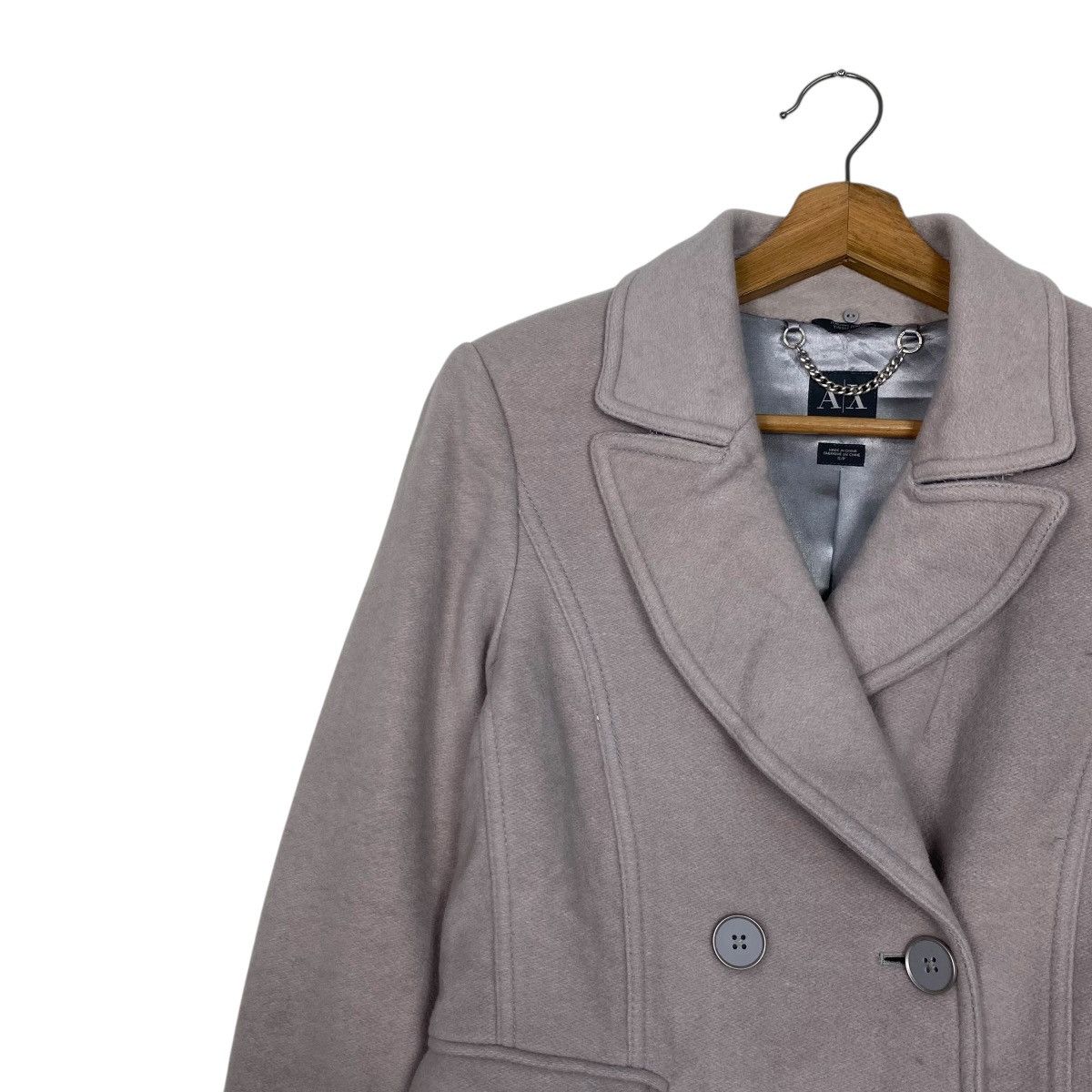 Armani × Armani Exchange Armani Exchange double breasted jacket coat Size S / US 4 / IT 40 - 6 Thumbnail