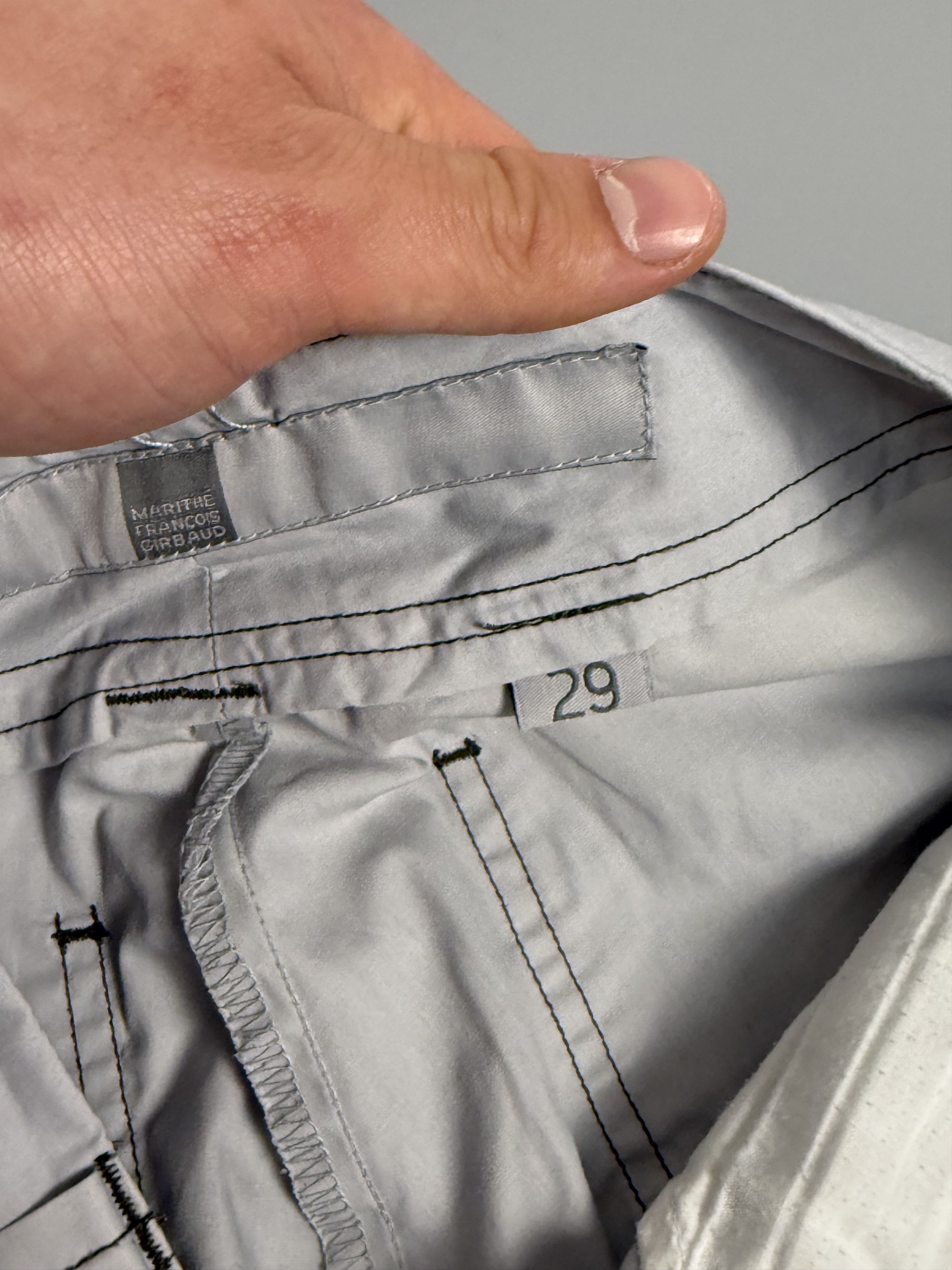 Marithe + Francois Girbaud Vintage baggy parachute MFG printed cargo pants Size US 29 - 9 Thumbnail
