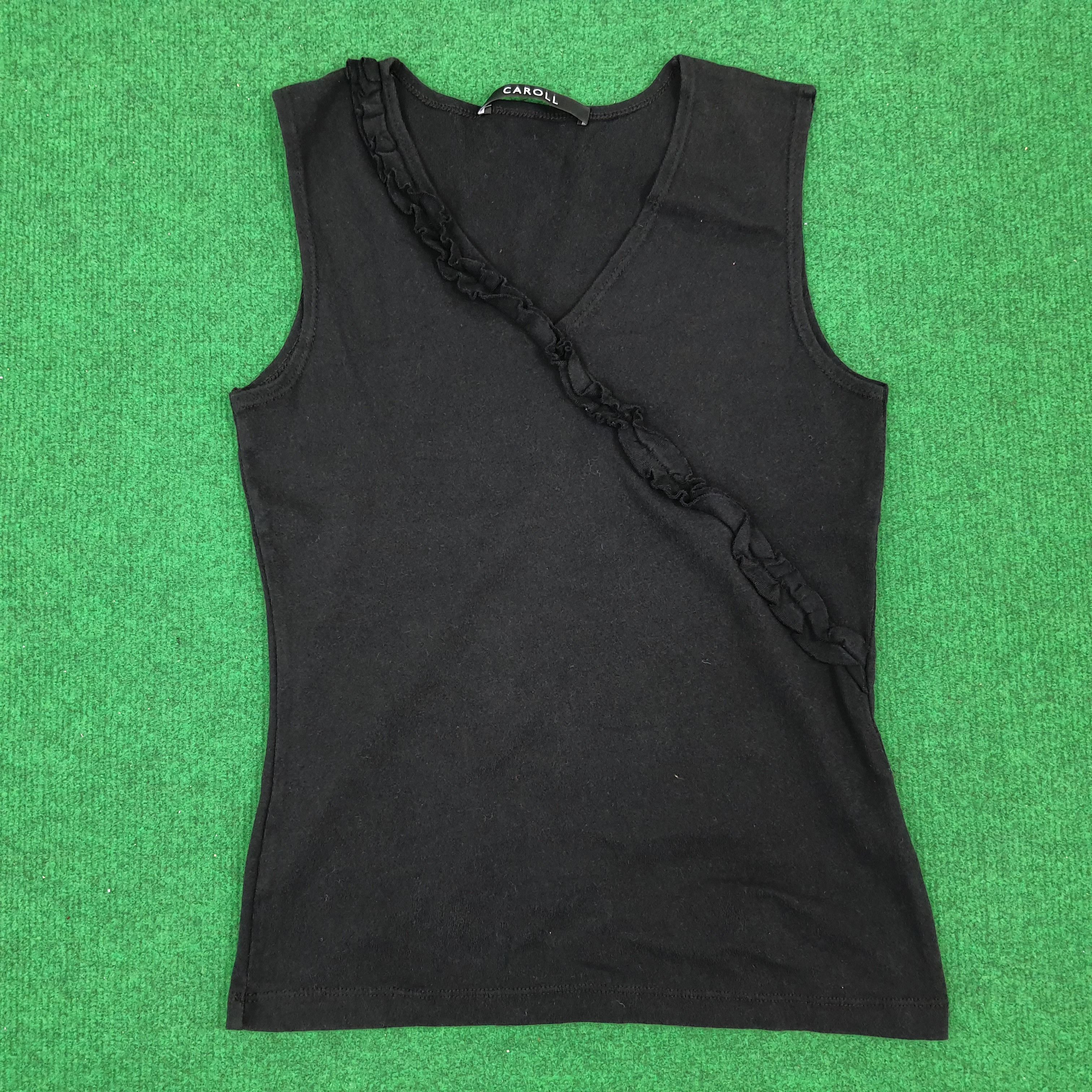 Designer × Vintage Vintage Caroll France Designer Feminine Fashion Style Tshirt Size XS / US 0-2 / IT 36-38 - 1 Thumbnail