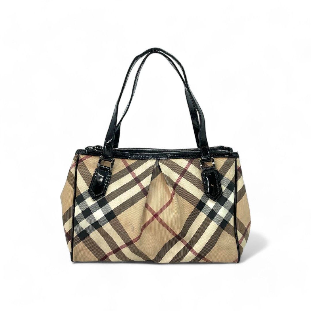 Burberry Burberry - Nova Check handbag shoulder bag brown beige Size ONE SIZE - 1 Thumbnail