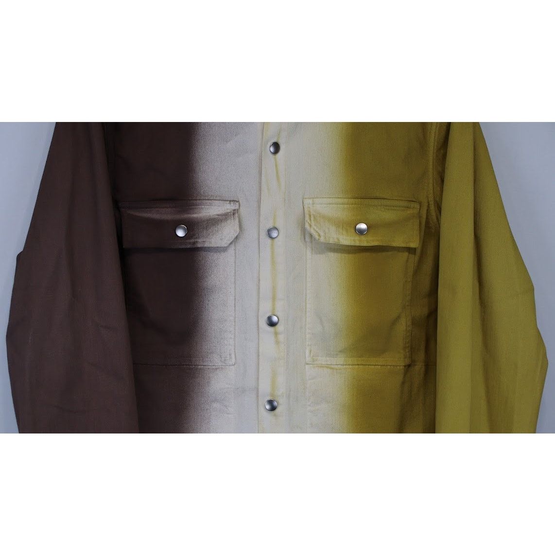 Rick Owens o1rshd1 Outershirt in Oxblood/Natural/Sulphate Size US M / EU 48-50 / 2 - 6 Thumbnail
