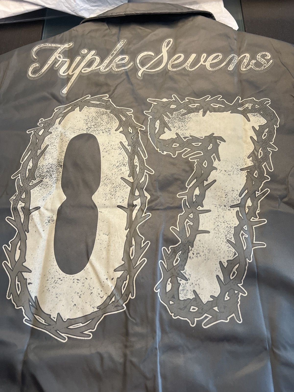 Other Triple sevens nylon t-shirt grey Size US M / EU 48-50 / 2 - 4 Thumbnail