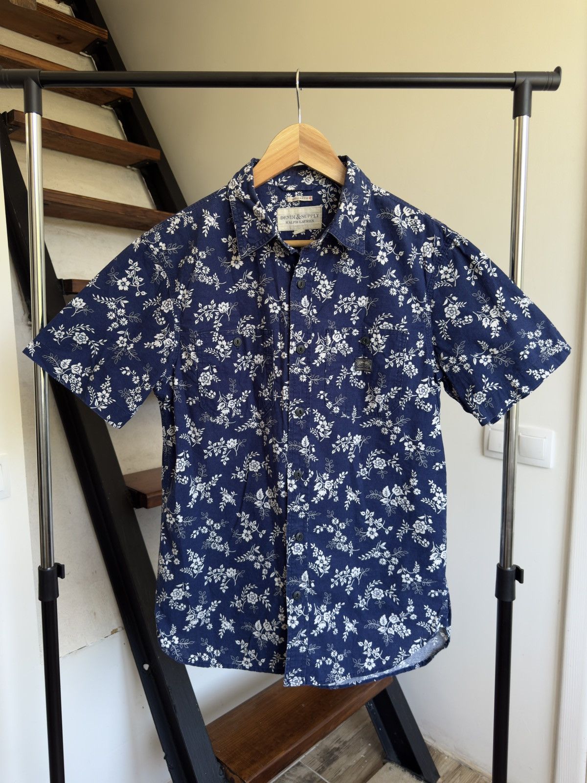 Denim & Supply Ralph Lauren Denim & Supply Ralph Lauren Hawaiian Floral Button Up Shirt Size US S / EU 44-46 / 1 - 1 Thumbnail