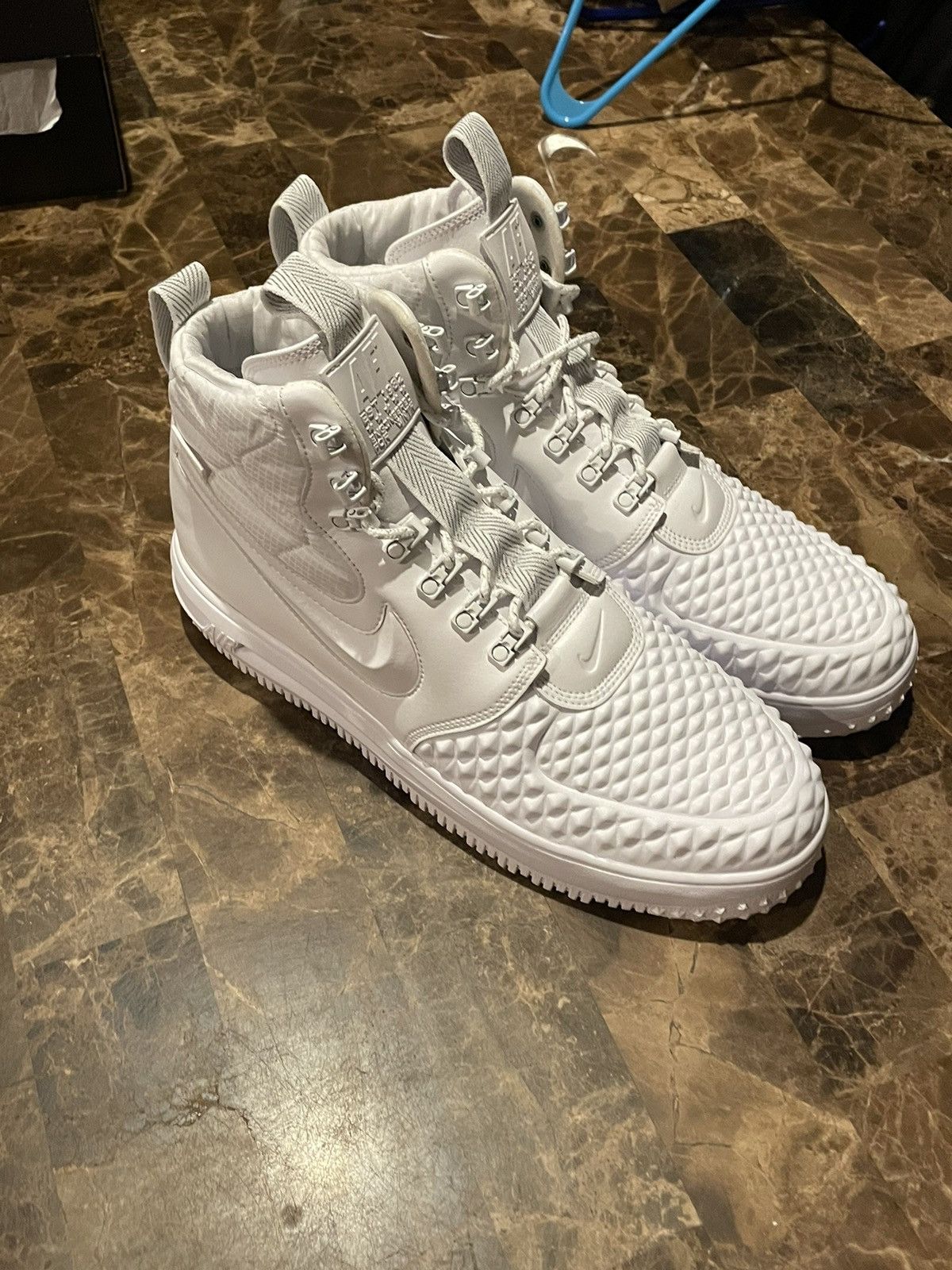 Nike NIKE Lunar Force 1 Winterized Duckboot Winter White Size US 14 / EU 47 - 4 Thumbnail