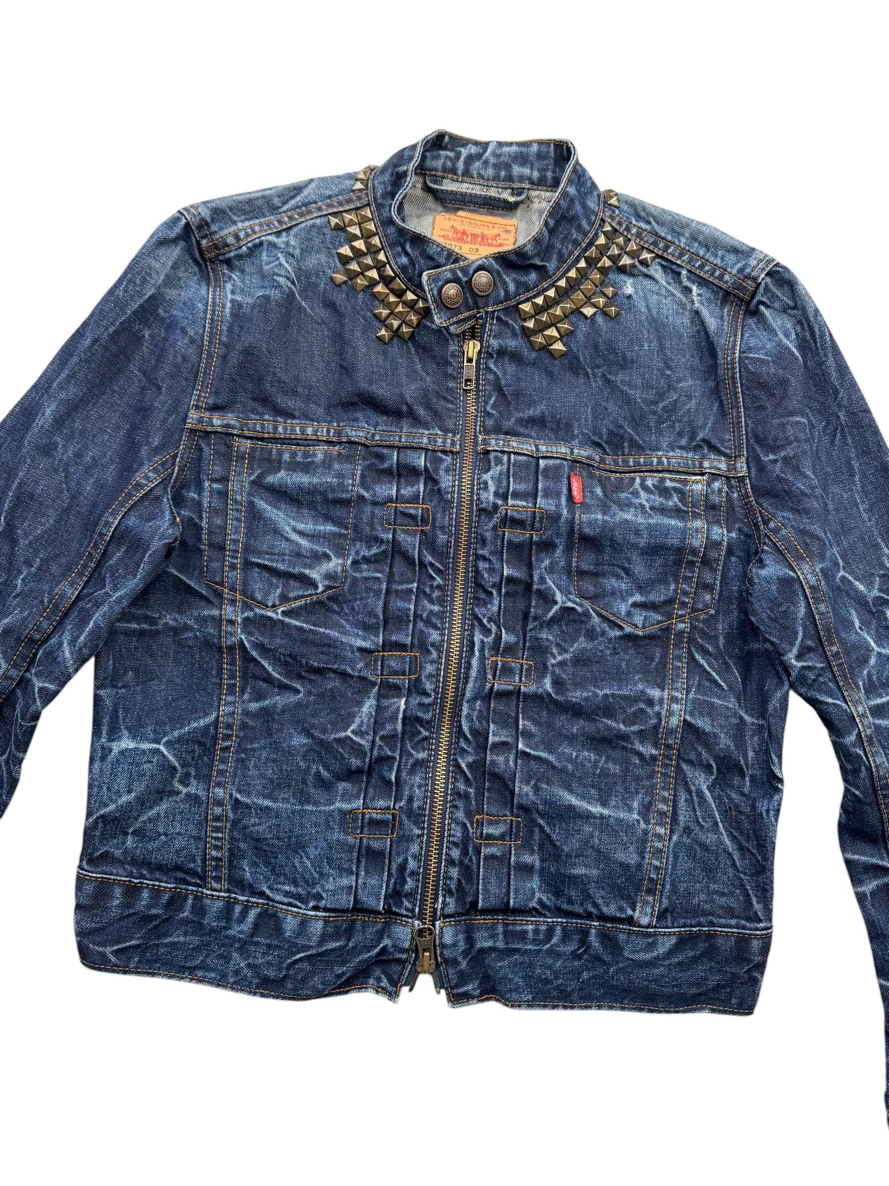 Japanese Brand Levi’s Vintage Cropped Denim Jacket W64(V9) Size S / US 4 / IT 40 - 2 Thumbnail