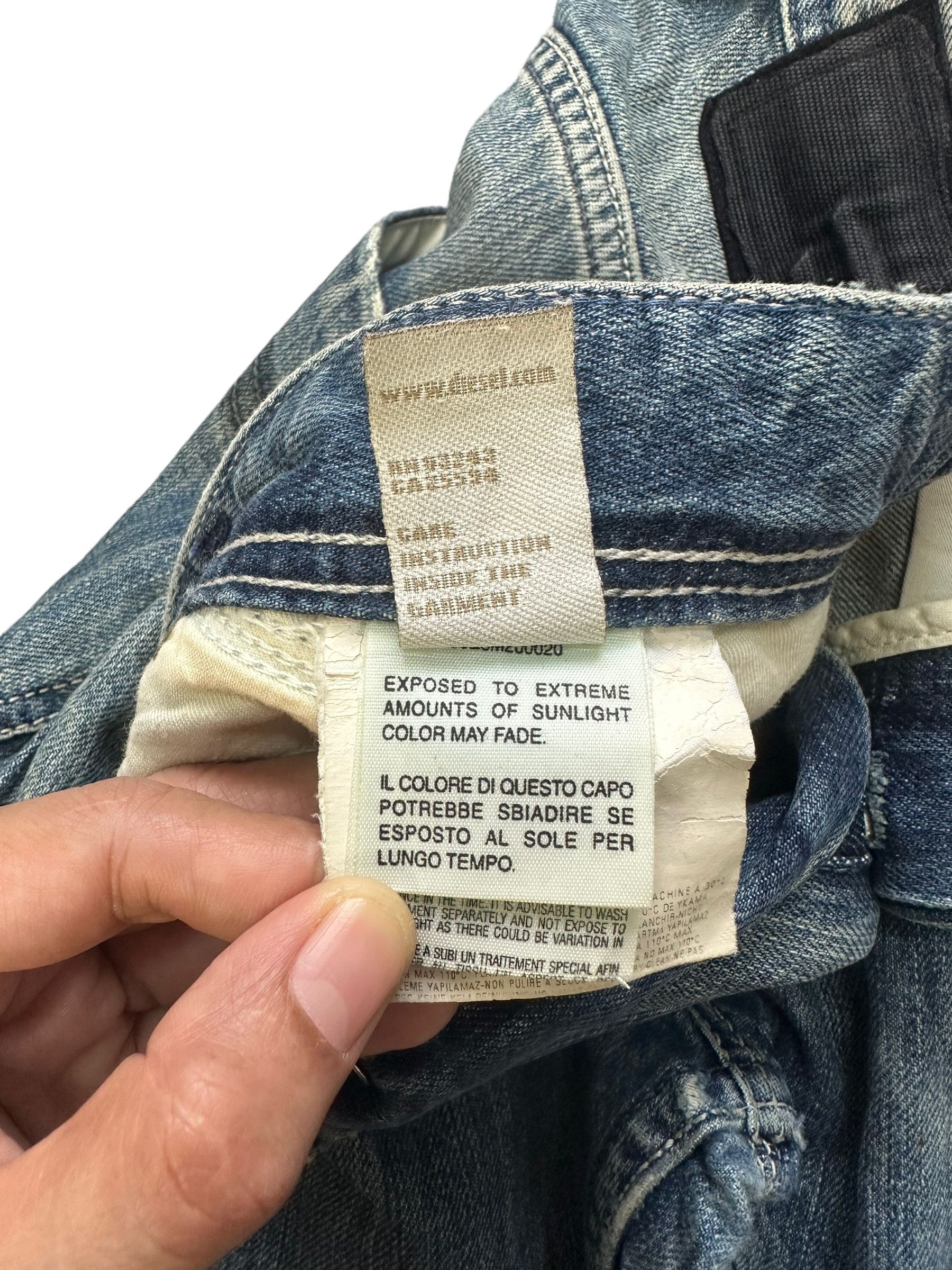 Diesel DIESEL FLAGIX CARPENTER CARGO DENIM PANT #7919-190 Size US 34 / EU 50 - 10 Thumbnail