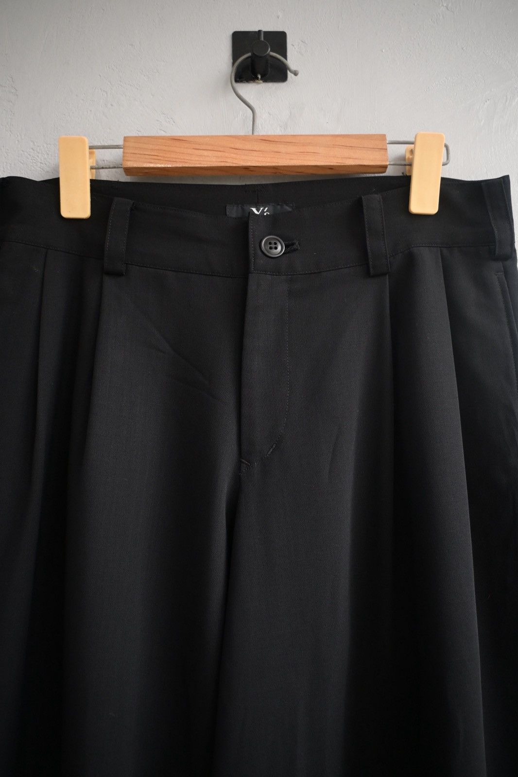 Yohji Yamamoto Yohji Yamamoto 90’s cropped wide-leg wool trousers Size US 30 / EU 46 - 4 Thumbnail