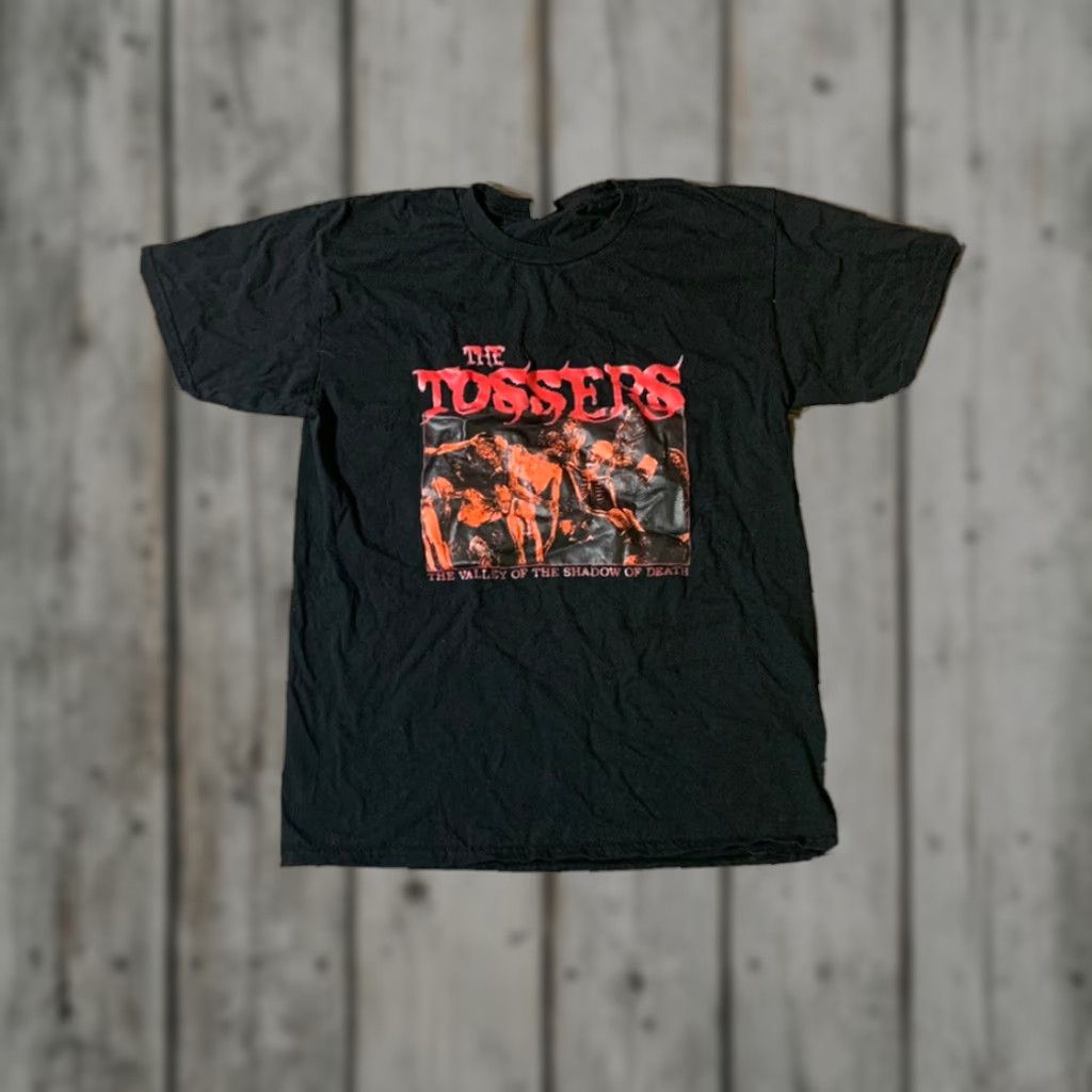 Vintage The Tossers Rock Punk Band Mens T Shirt Medium Extra Large Size US M / EU 48-50 / 2 - 1 Thumbnail