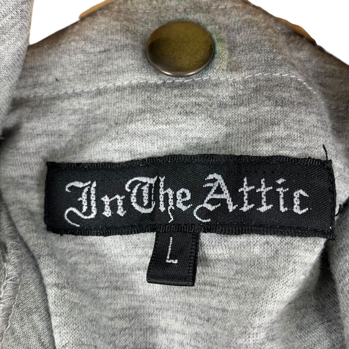 In The Attic Vintage IN THE ATTIC Japanese Brand Hooded Shirt Jacket Size US L / EU 52-54 / 3 - 5 Thumbnail