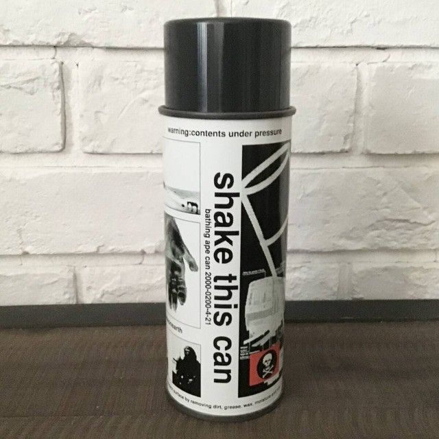 Bape × Futura × Nigo 1997 BAPE × Futura Spray Can Black a bathing ape NIGO Size ONE SIZE - 1 Thumbnail