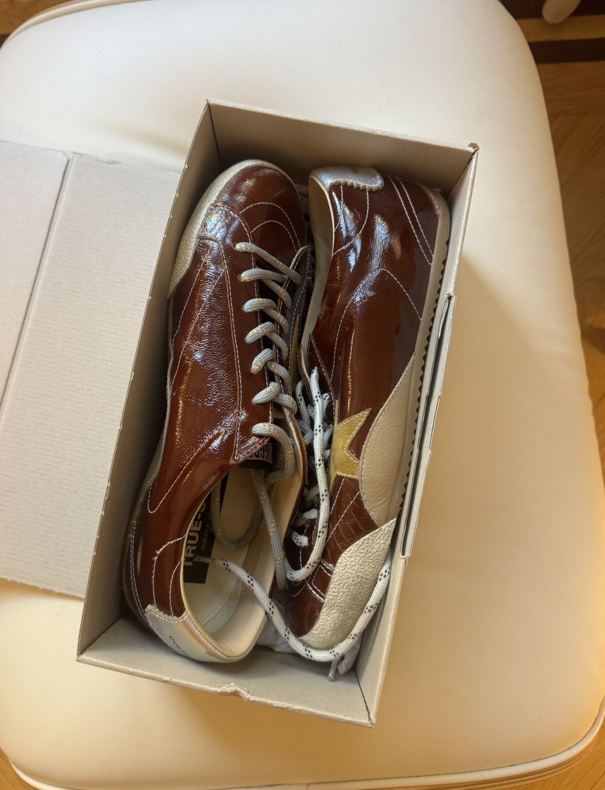 Golden Goose Golden Goose Burgundy True Stars - Size 45 Size US 11.5 / EU 44-45 - 3 Thumbnail