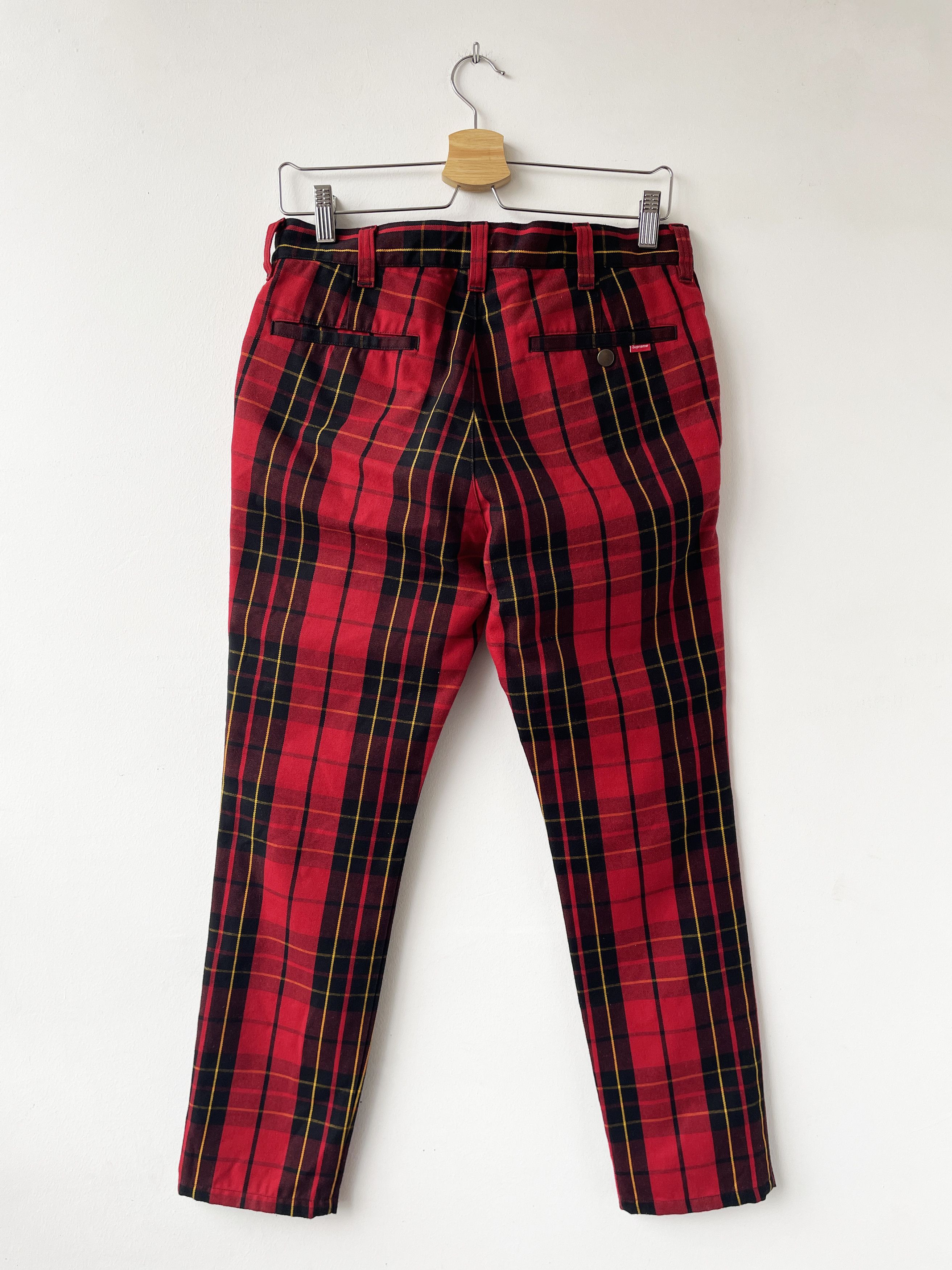 Supreme FW12 plaid pants Size US 30 / EU 46 - 2 Thumbnail