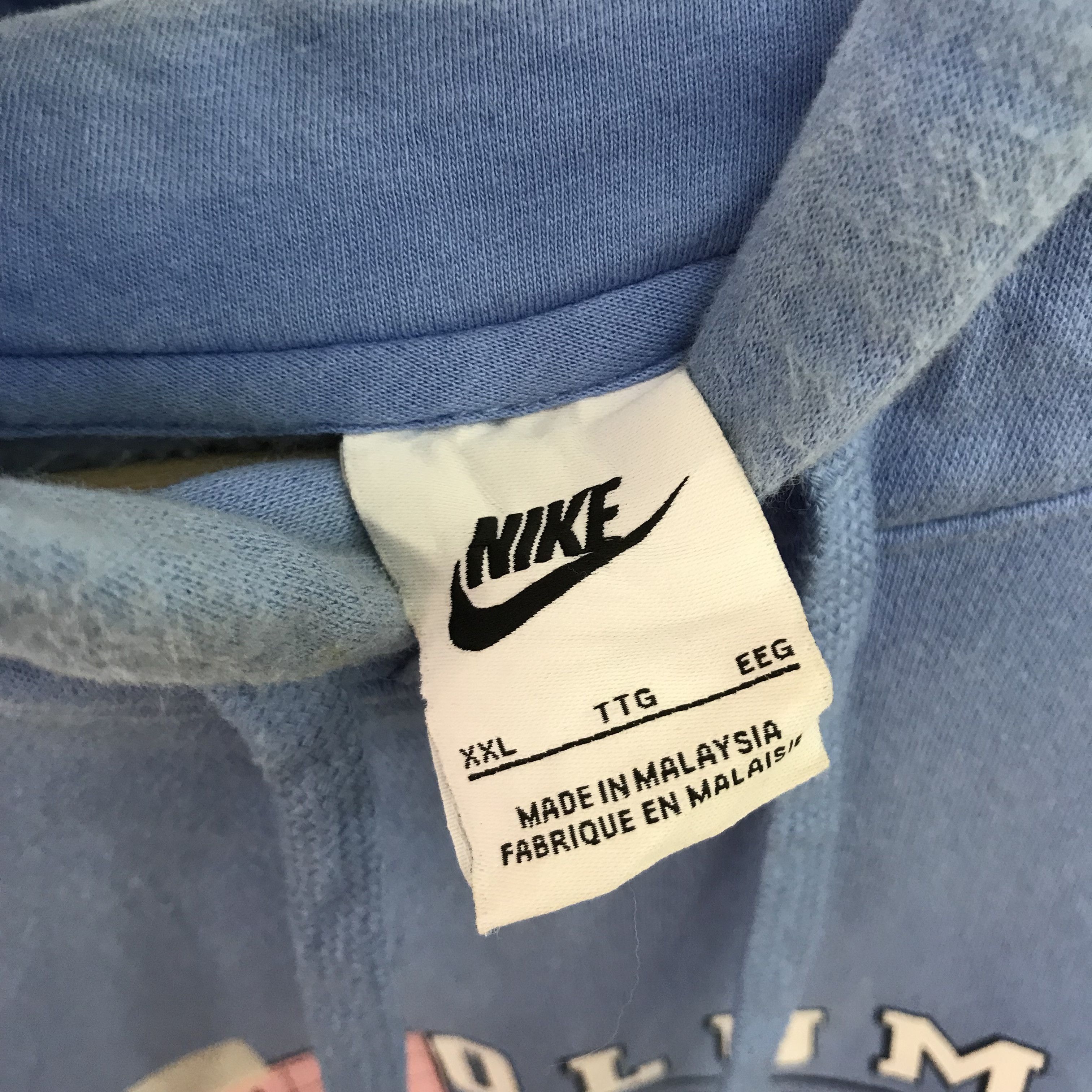 Nike Vintage Nike Swoosh Blue Sweater 2Xlarge - 409 Size US XXL / EU 58 / 5 - 8 Thumbnail