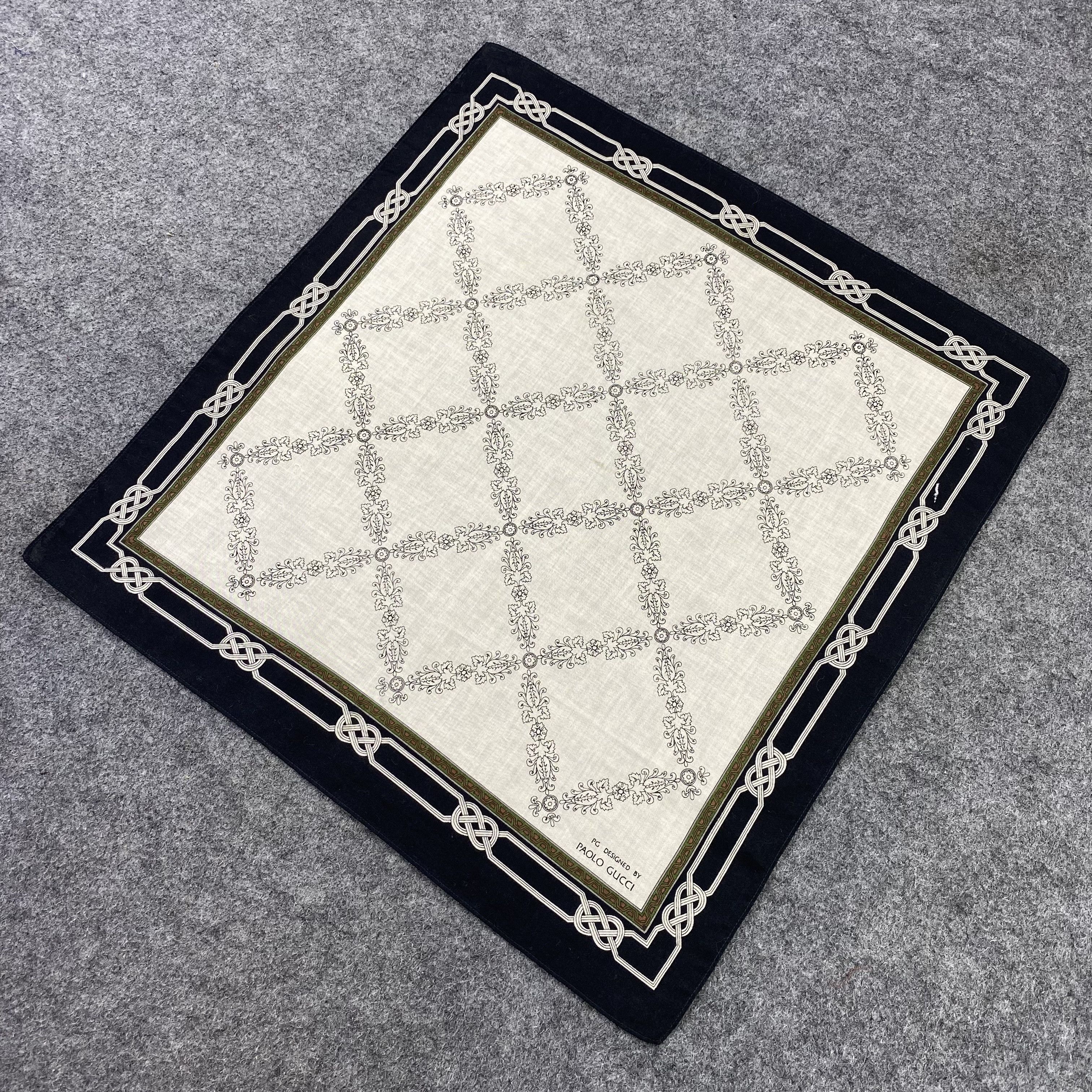 Paolo Gucci Paolo Gucci Handkerchief / Bandana / Neckerchief-B706 Size ONE SIZE - 4 Thumbnail
