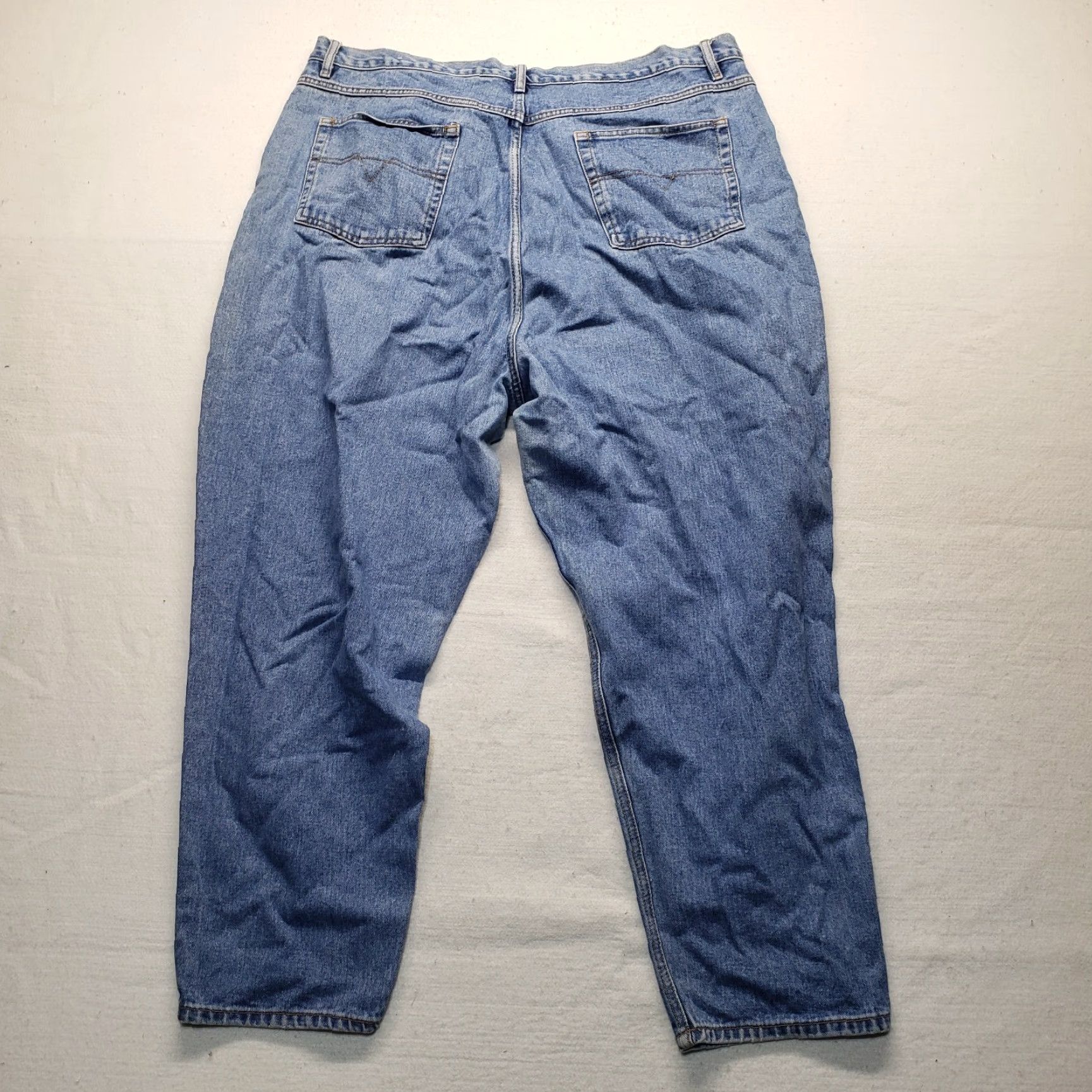Vintage Carolina Blues Jeans Capri Denim Woman Plus Size 26W Blue Capri Pants Size 26" / US 2 / IT 38 - 8 Thumbnail