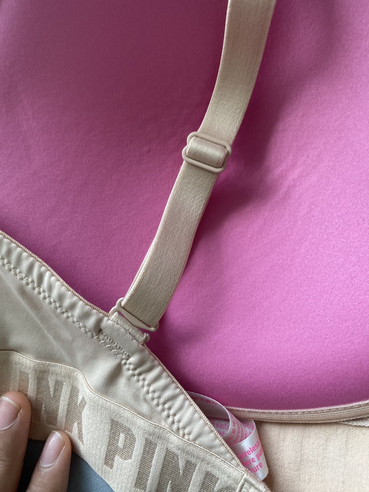 Victoria's Secret Victoria's Secret PINK Wear Lightly Lined Bra Nude 36DD Size ONE SIZE - 10 Thumbnail