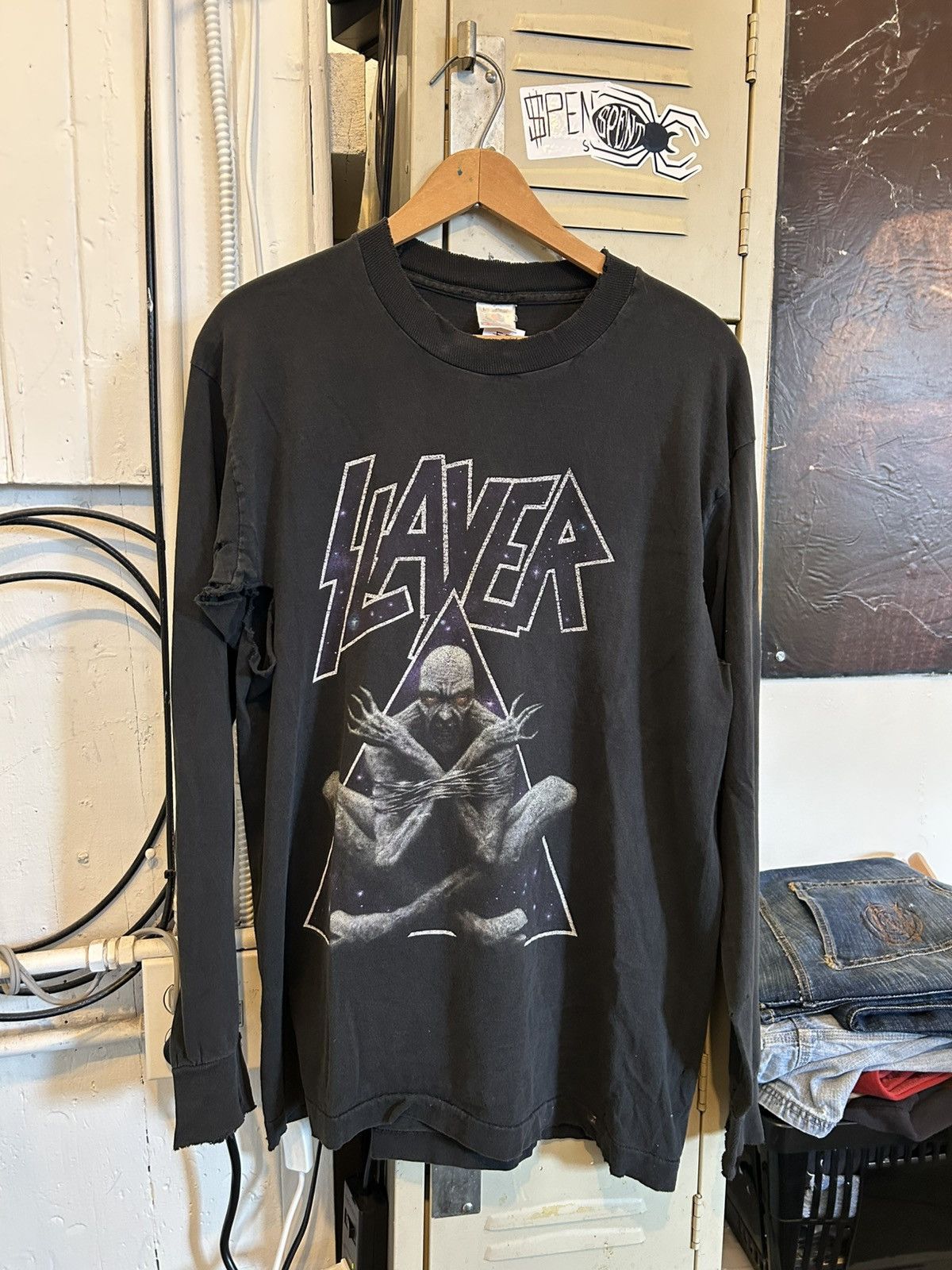 Vintage Vintage Slayer Divine Intervention longsleeve shirt Size US L / EU 52-54 / 3 - 1 Thumbnail