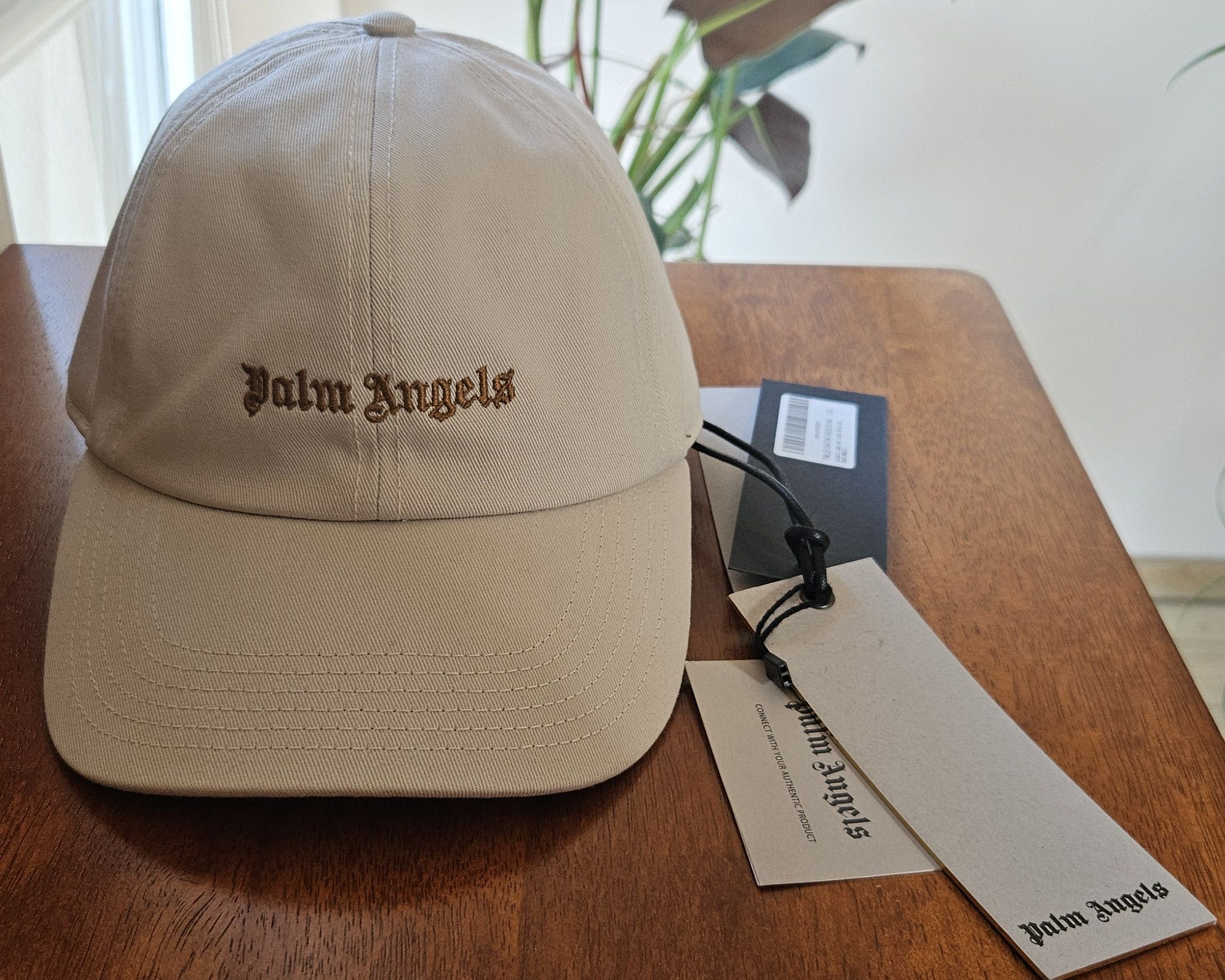 Palm Angels Classic Logo Cap Light Beige Palm Angels Size ONE SIZE - 1 Thumbnail