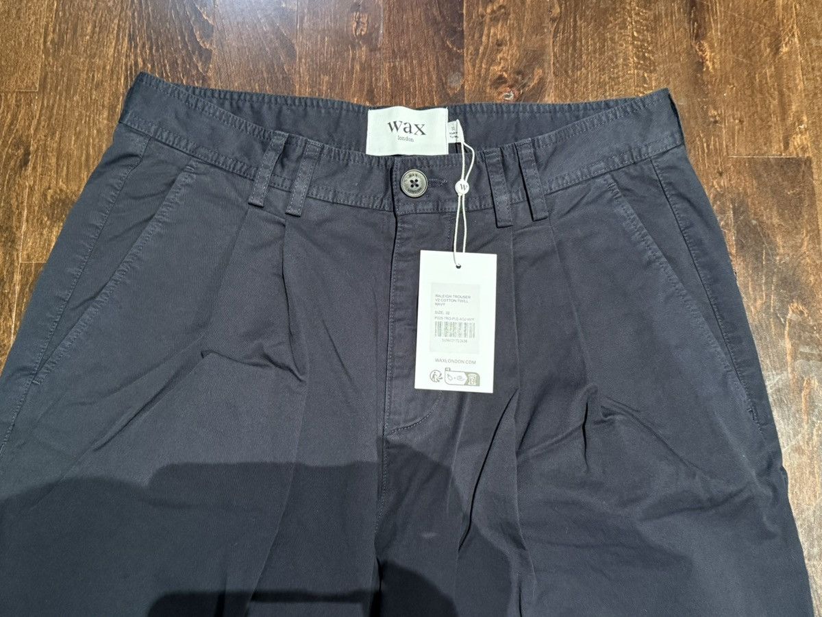 Wax London Wax London Raleigh Cotton Pleated Trousers Size US 32 / EU 48 - 5 Thumbnail