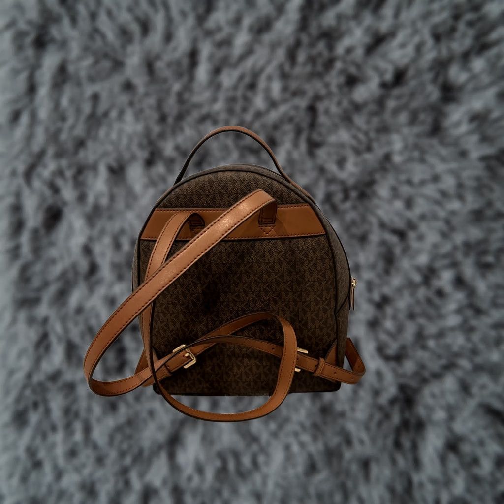 Michael Kors Michael Kors Backpack Medium Brown MK Logo SHIELA NWT NEW BAG PURSE OG Size ONE SIZE - 1 Thumbnail