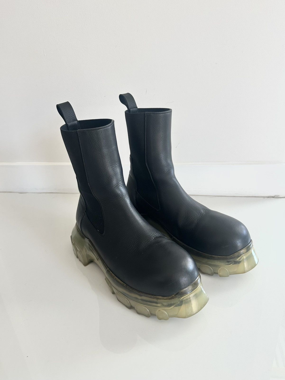Rick Owens Rick Owens Bozo Tractor Boots Translucent Sole Size US 9 / EU 42 - 1 Thumbnail