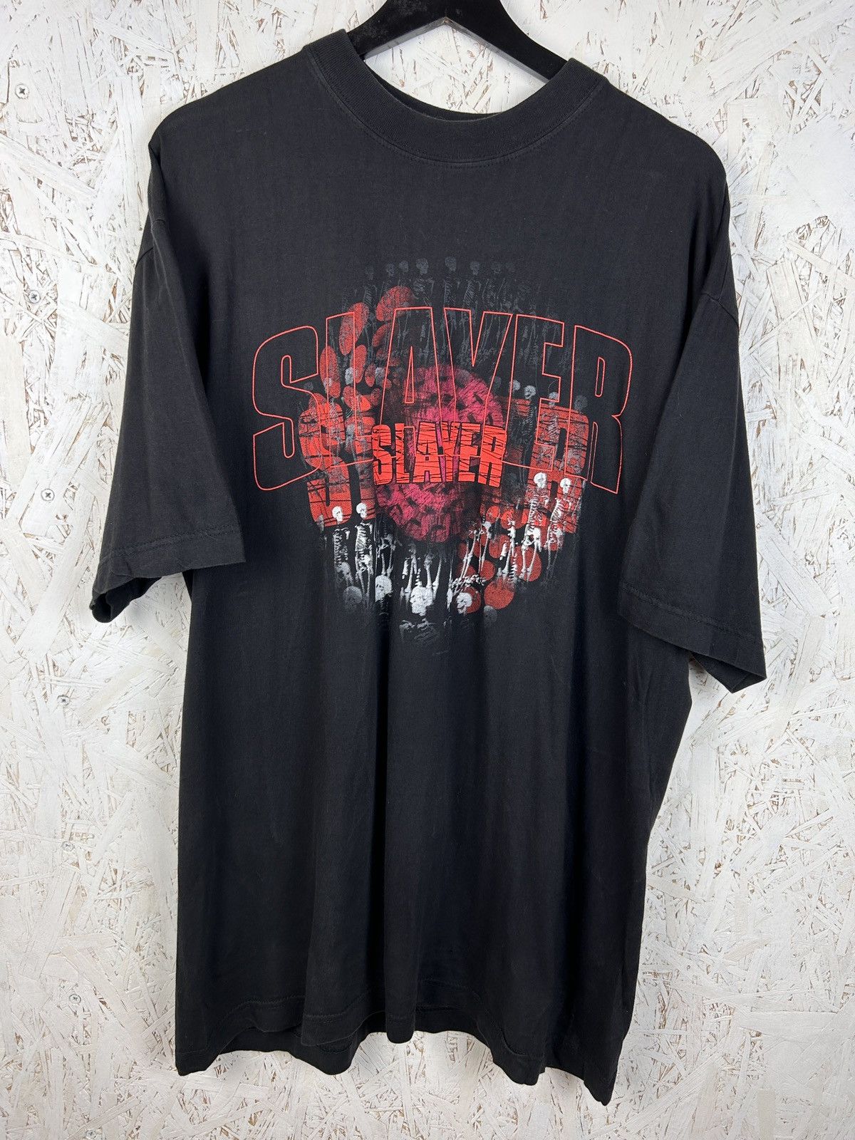 Band Tees 90s Vintage Slayer 1998 Metal Band Short Sleeve T-Shirt Size US XL / EU 56 / 4 - 1 Thumbnail