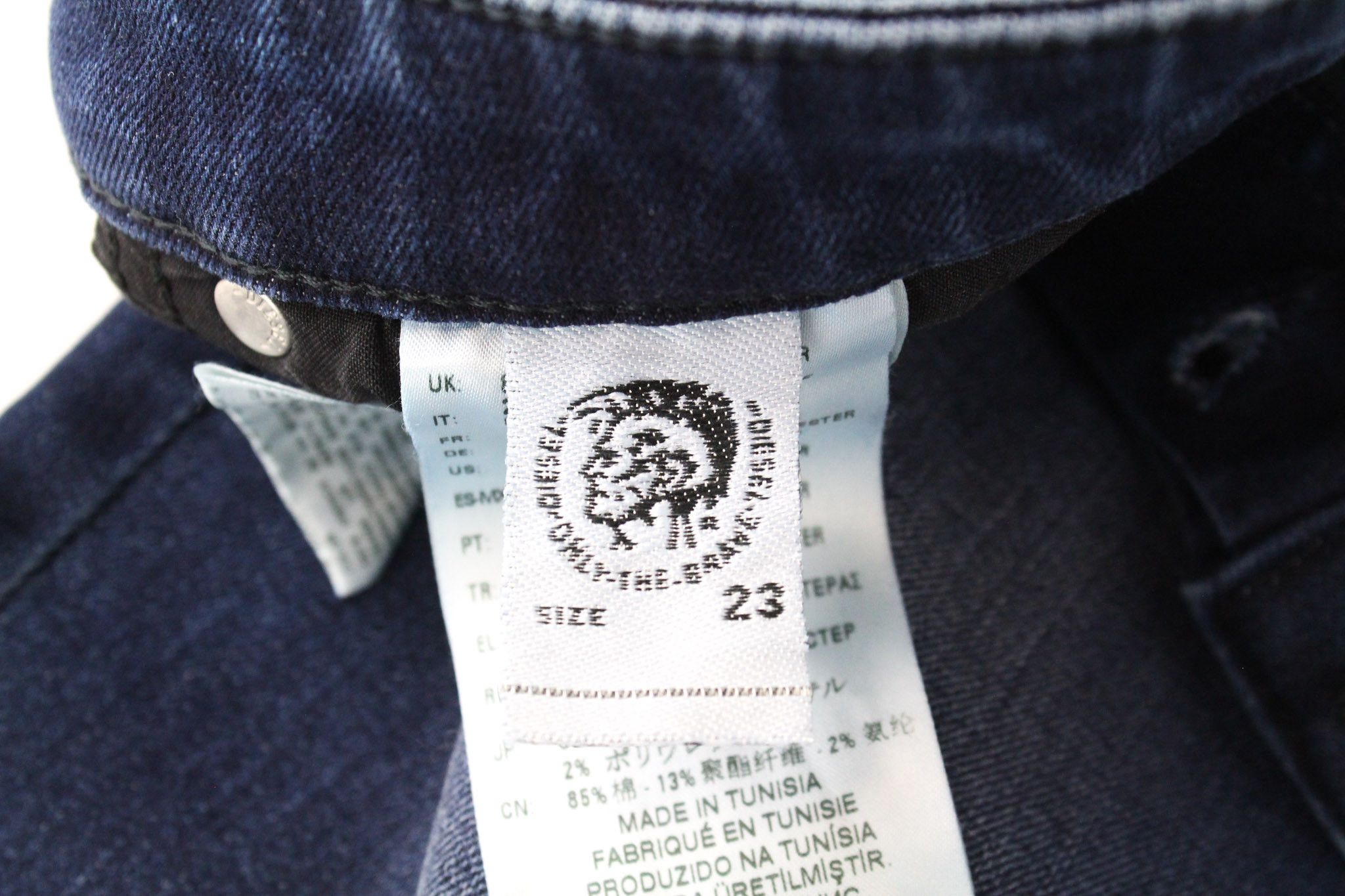 Diesel BABHILA 083AE W23/L32 Dark Blue Girls Jeans 71845 Size 23" - 7 Thumbnail