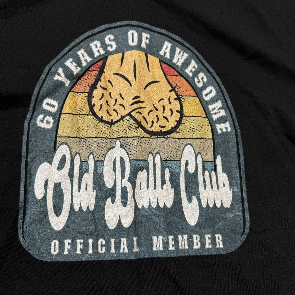 Anime × Vintage Vintage t-shirt Old Balls club 🍒 ✂️ Size US XL / EU 56 / 4 - 2 Thumbnail