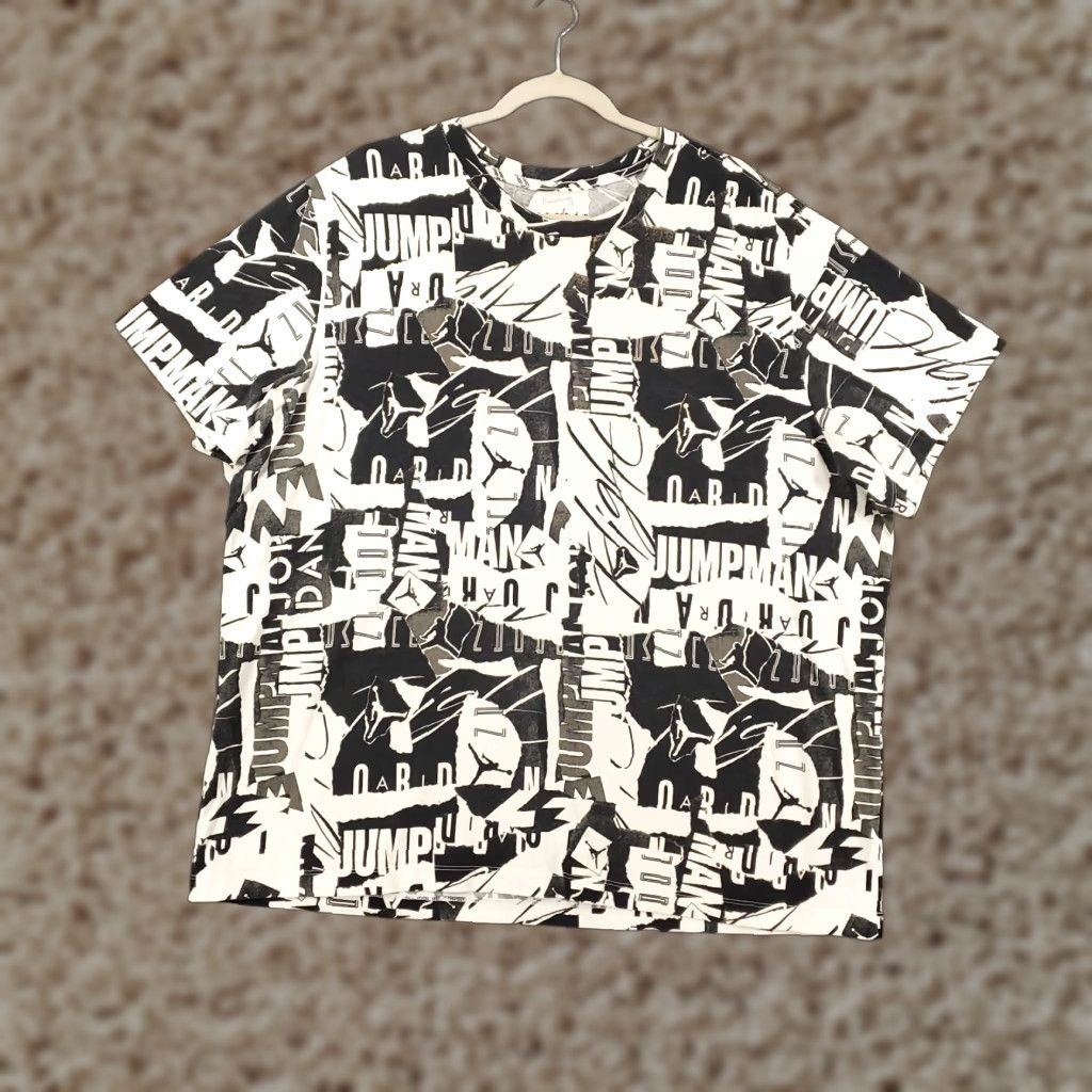 Jordan Brand JORDAN Air Jordan Flight Graphic Print T-Shirt Men 2XL Multicolor 90s Basketball Size US XXL / EU 58 / 5 - 1 Thumbnail