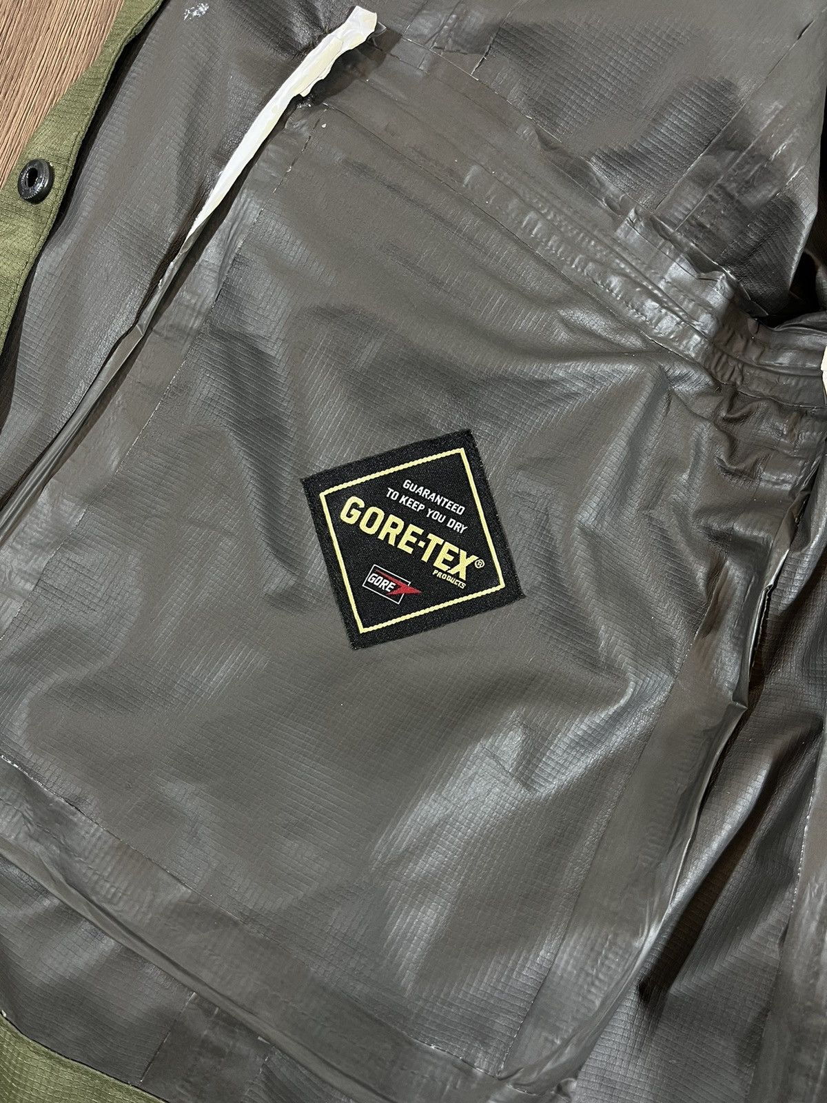 Y-3 Adidas Y-3 Gore-Tex Technical Tailored Blazer – Olive Green Size 40R - 12 Thumbnail