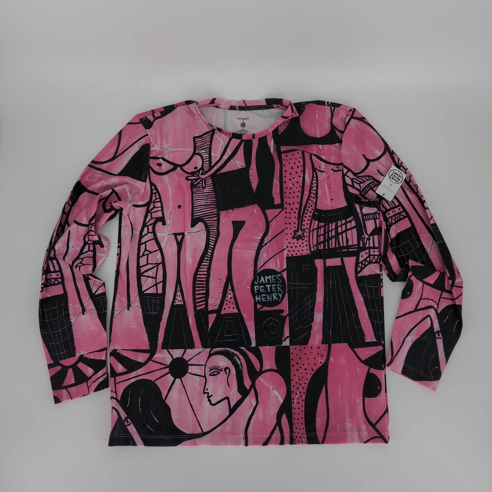 Other Swiminista x James Peter Henry Good Vibes XL Rashguard NWT Size US 36 / EU 52 - 2 Thumbnail