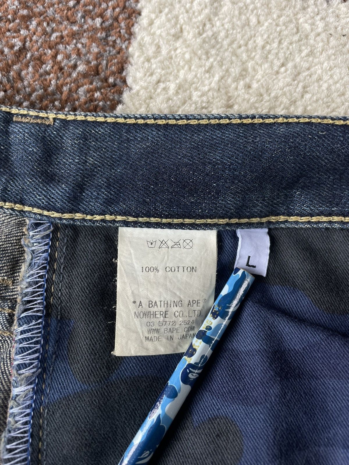 Bape Bape Ape Head Logo Denim short Size US 34 / EU 50 - 9 Thumbnail