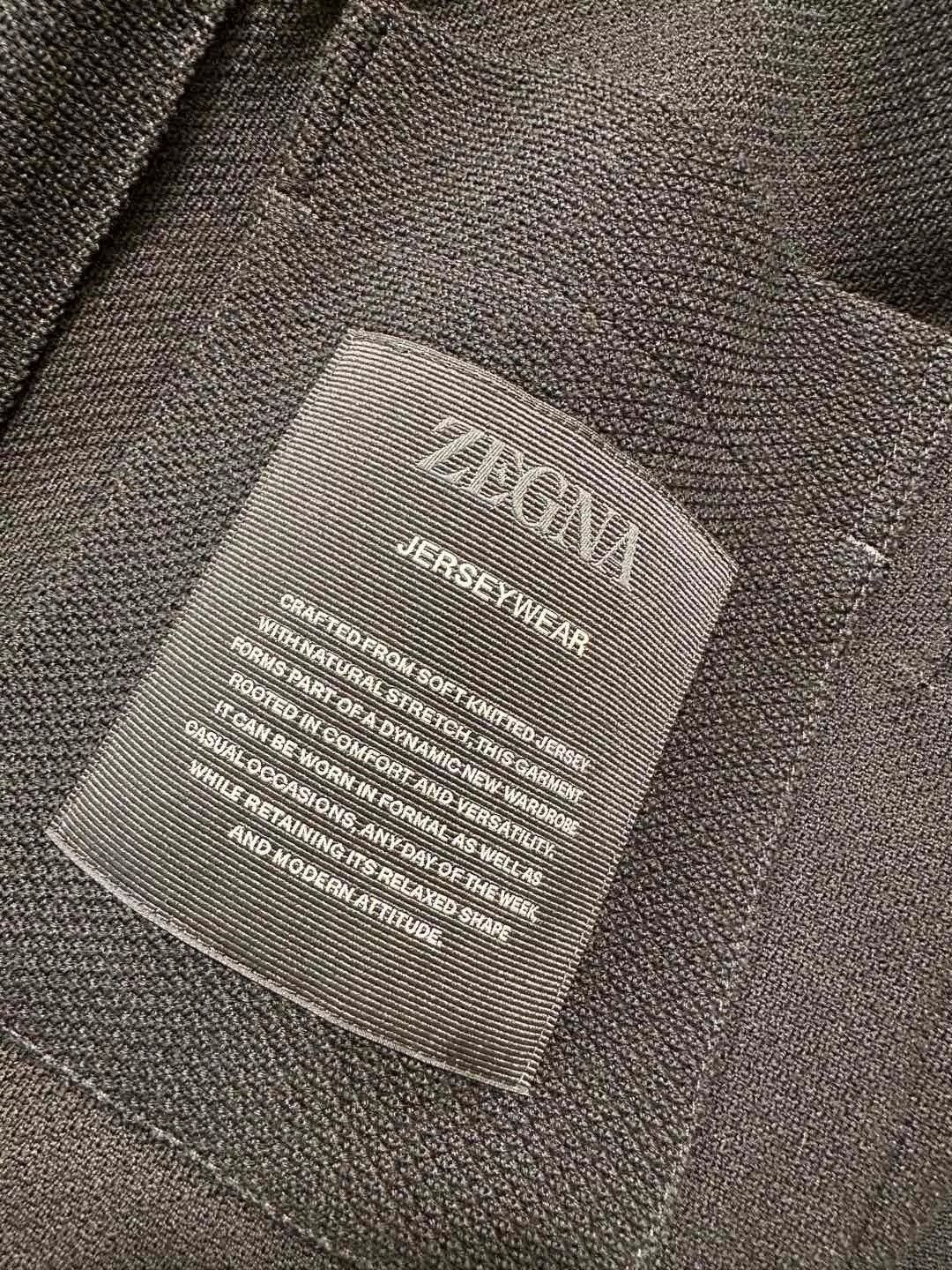 Ermenegildo Zegna Zegna Men's Black Wool Jacket Size US L / EU 52-54 / 3 - 7 Thumbnail