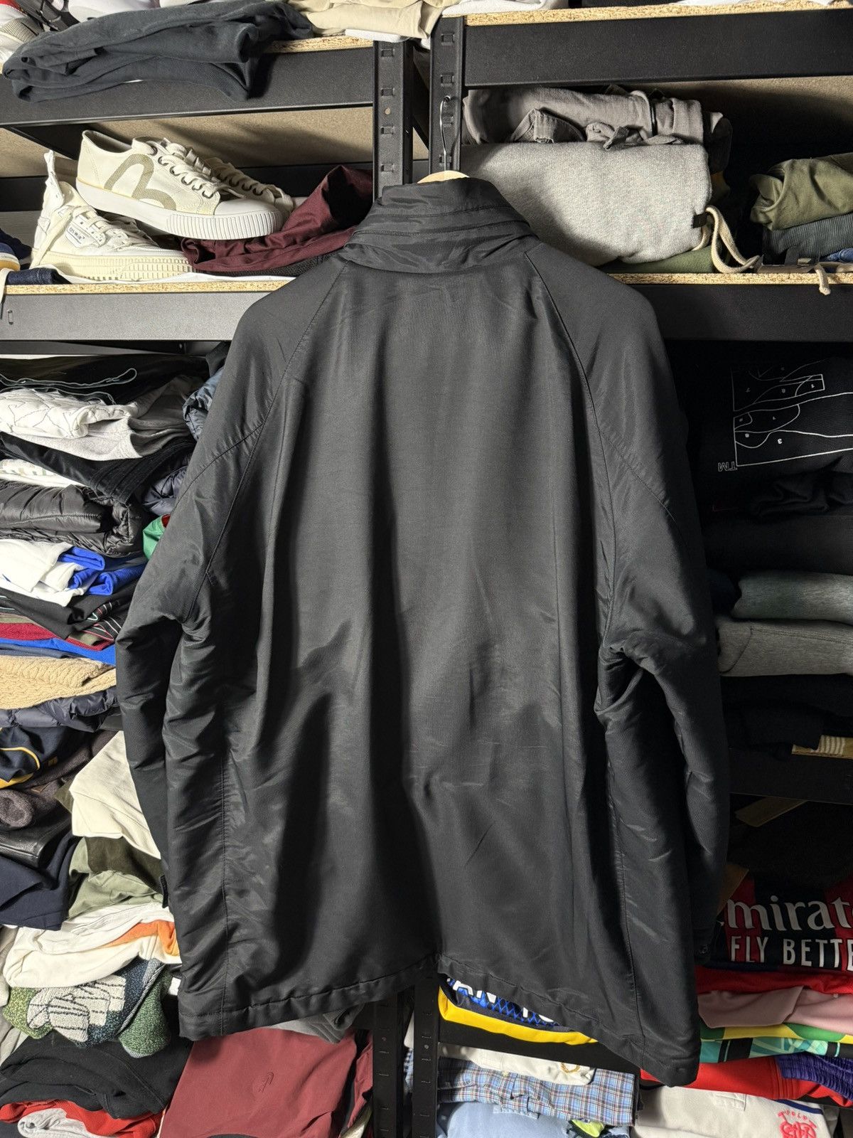 Ermenegildo Zegna Ermenegildo Zegna Microtene Jacket Black XL Wool Silk Coat Size US XL / EU 56 / 4 - 21 Thumbnail